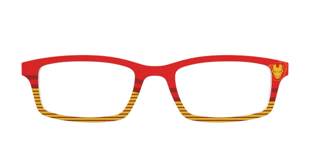 Pair Eyewear Collabs The Iron Man Suit topper rosso IM1