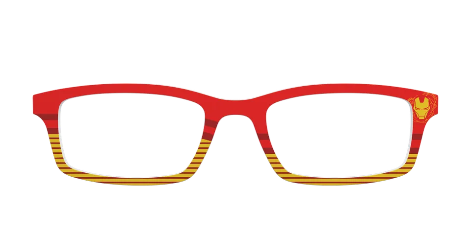 Pair Eyewear Collabs The Iron Man Suit topper rosso IM1