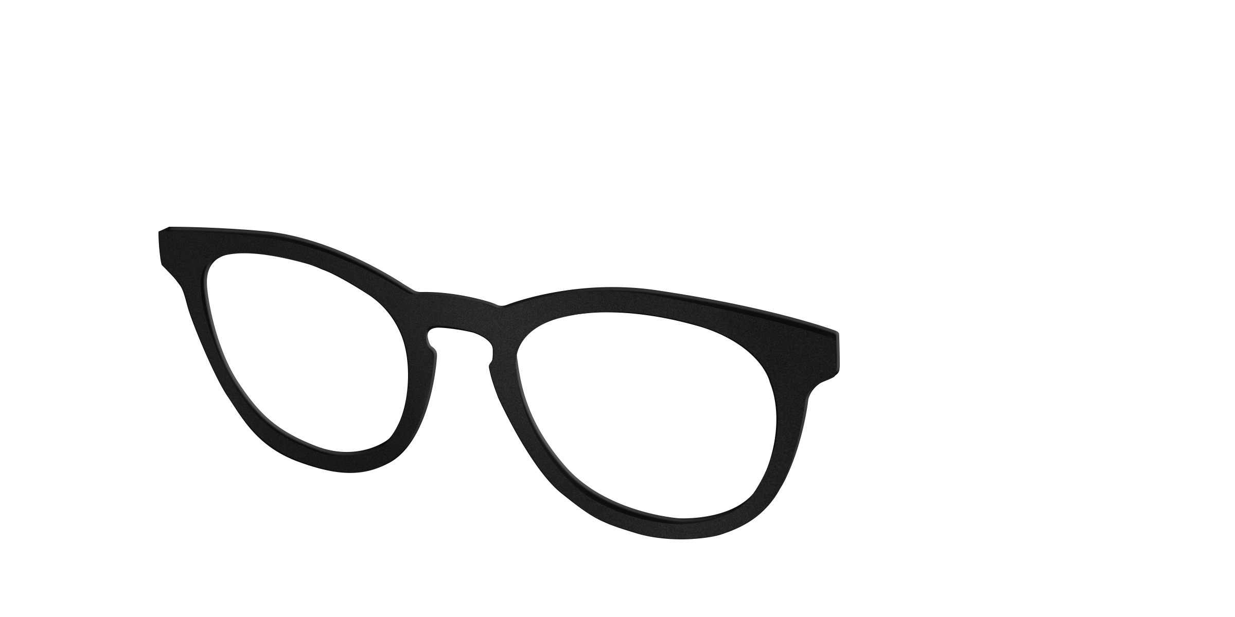 Pair Eyewear Design Tops The Matte Black top occhiali nero