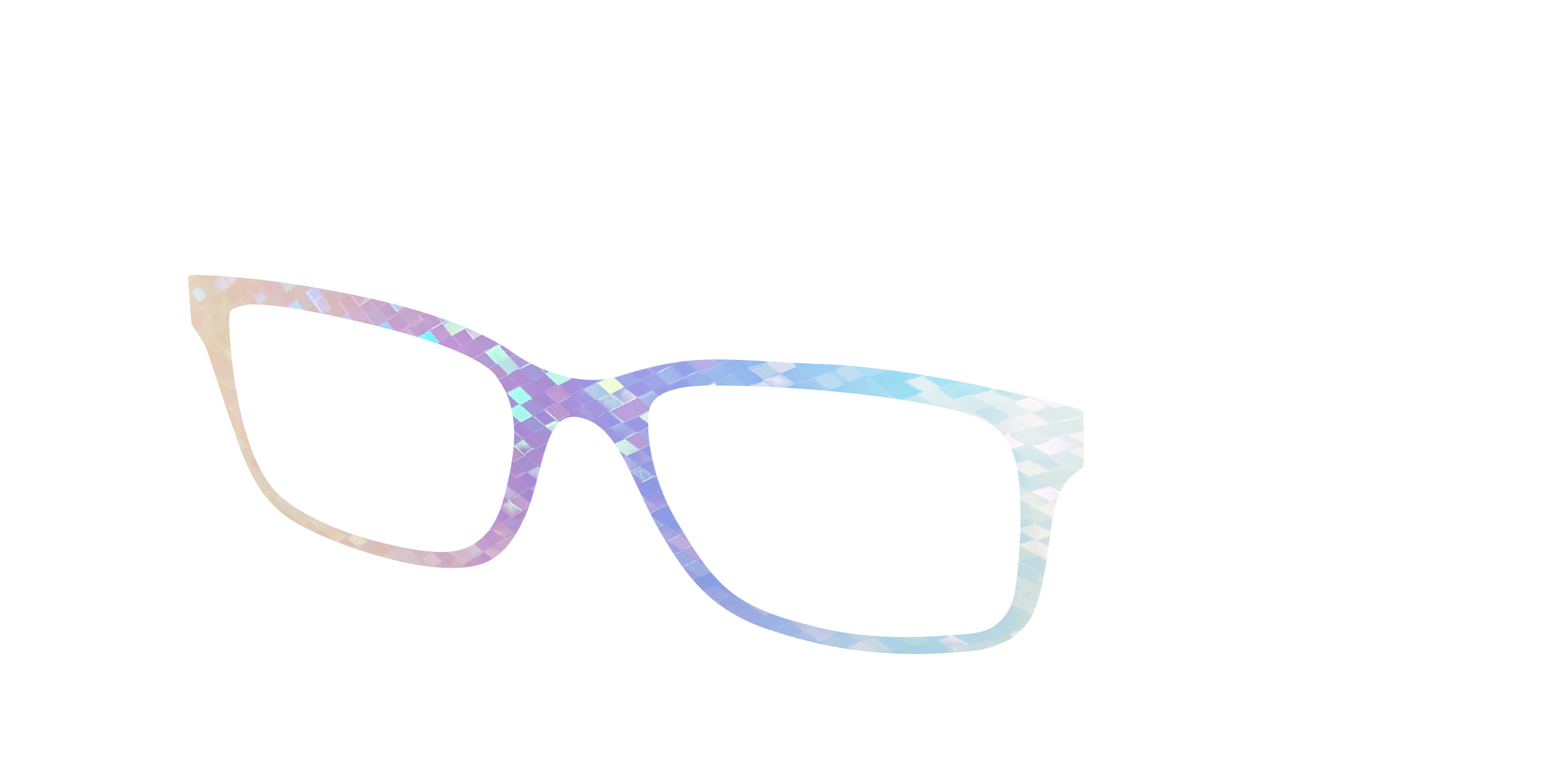 Pair Eyewear Design Tops Pastel Rainbow top per occhiali arcobaleno