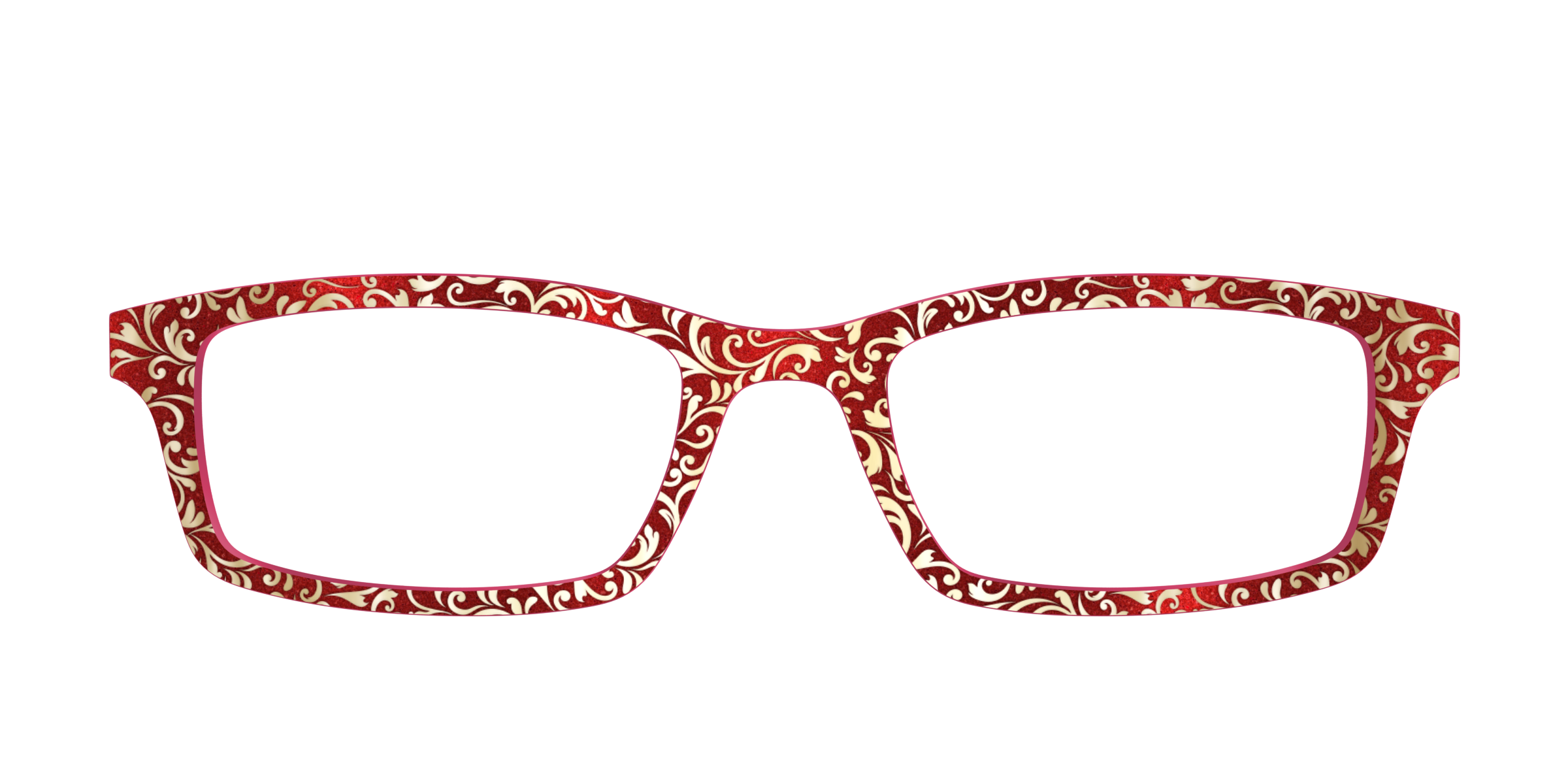 Pair Eyewear Design Tops Crimson Flair Shimmer top oro