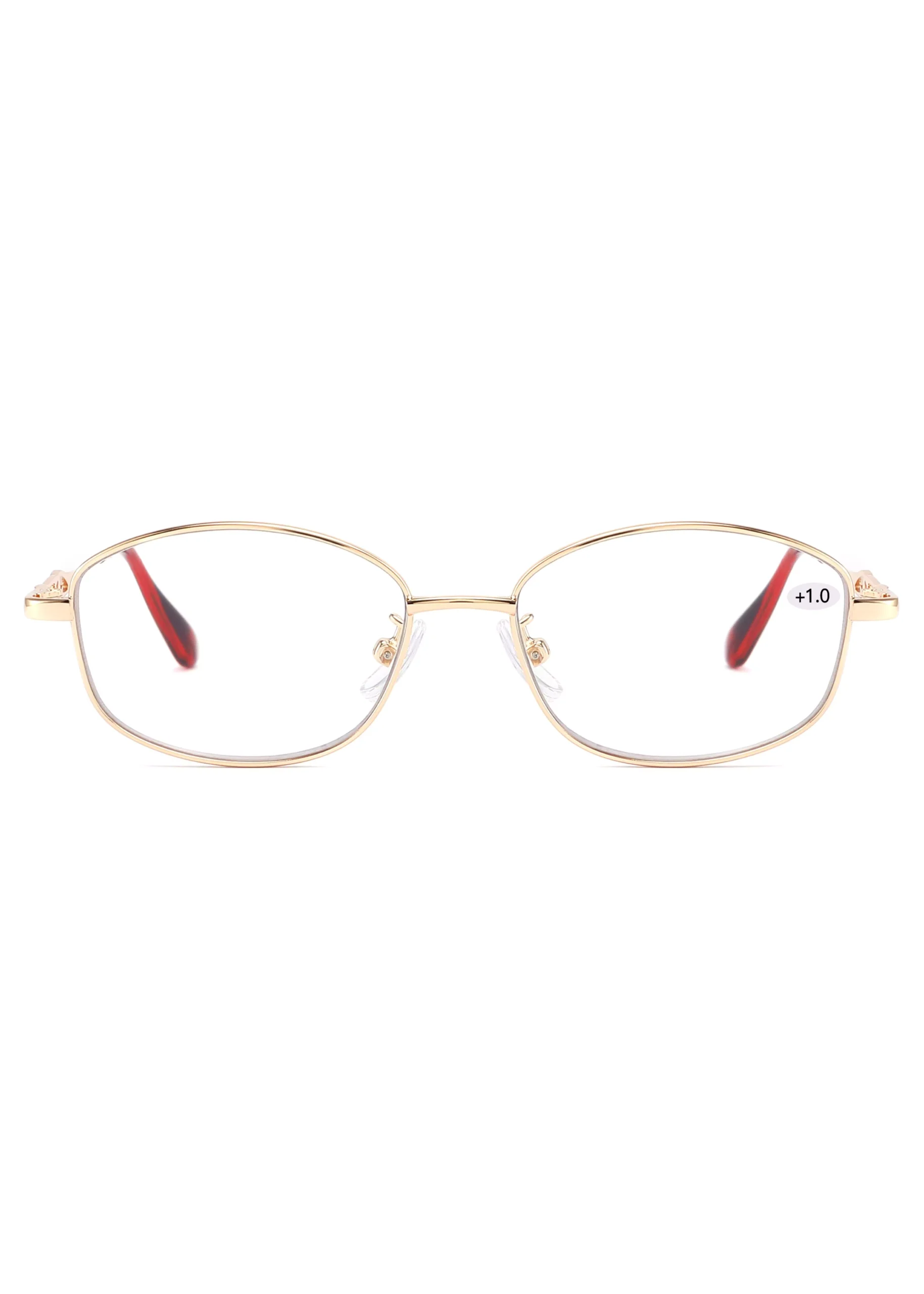 Ouyuan Reading Glasses 8113 occhiali da lettura donna PC antiriflesso