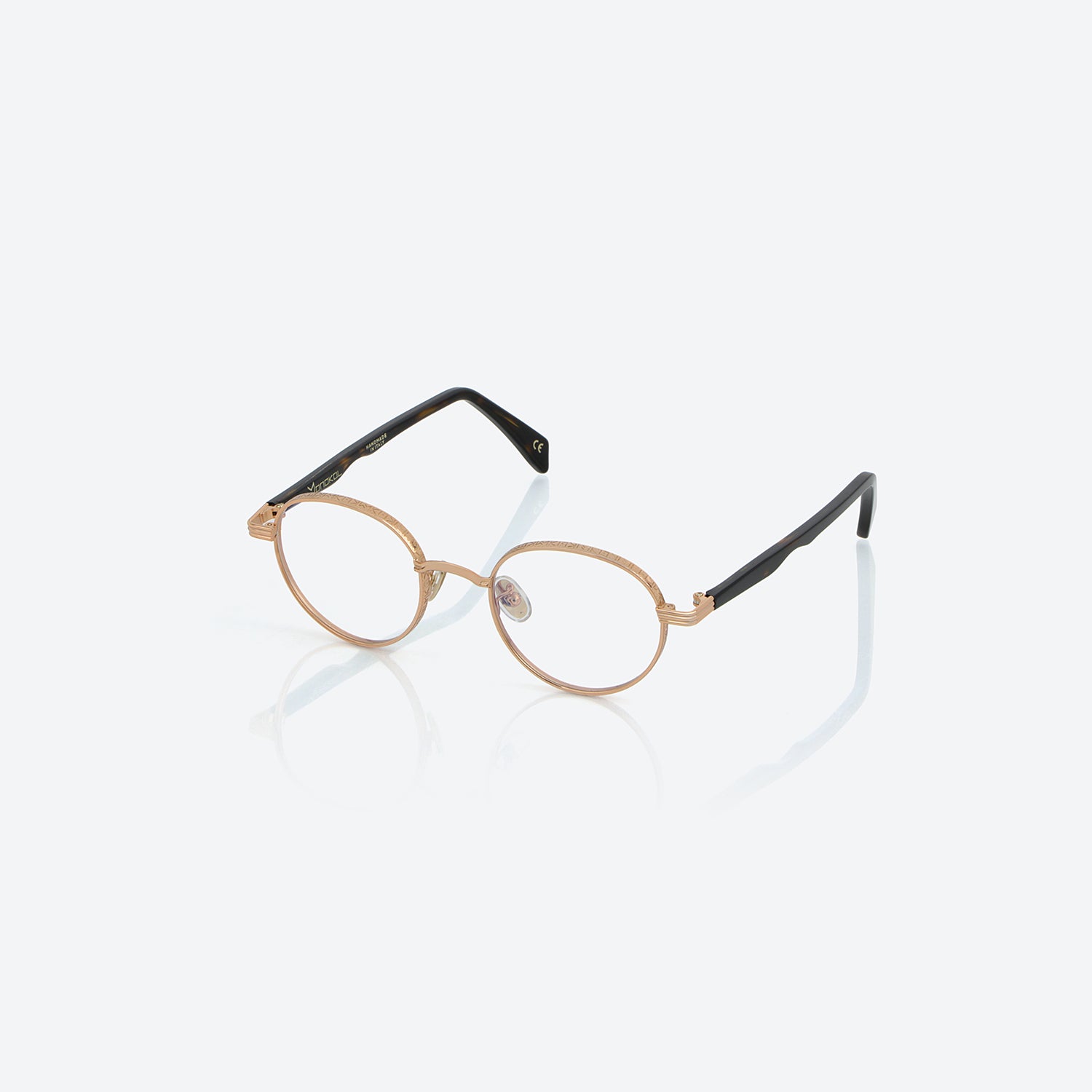 Monokol Evolved Boldness MK332 C4 occhiali da vista rotondi metallo