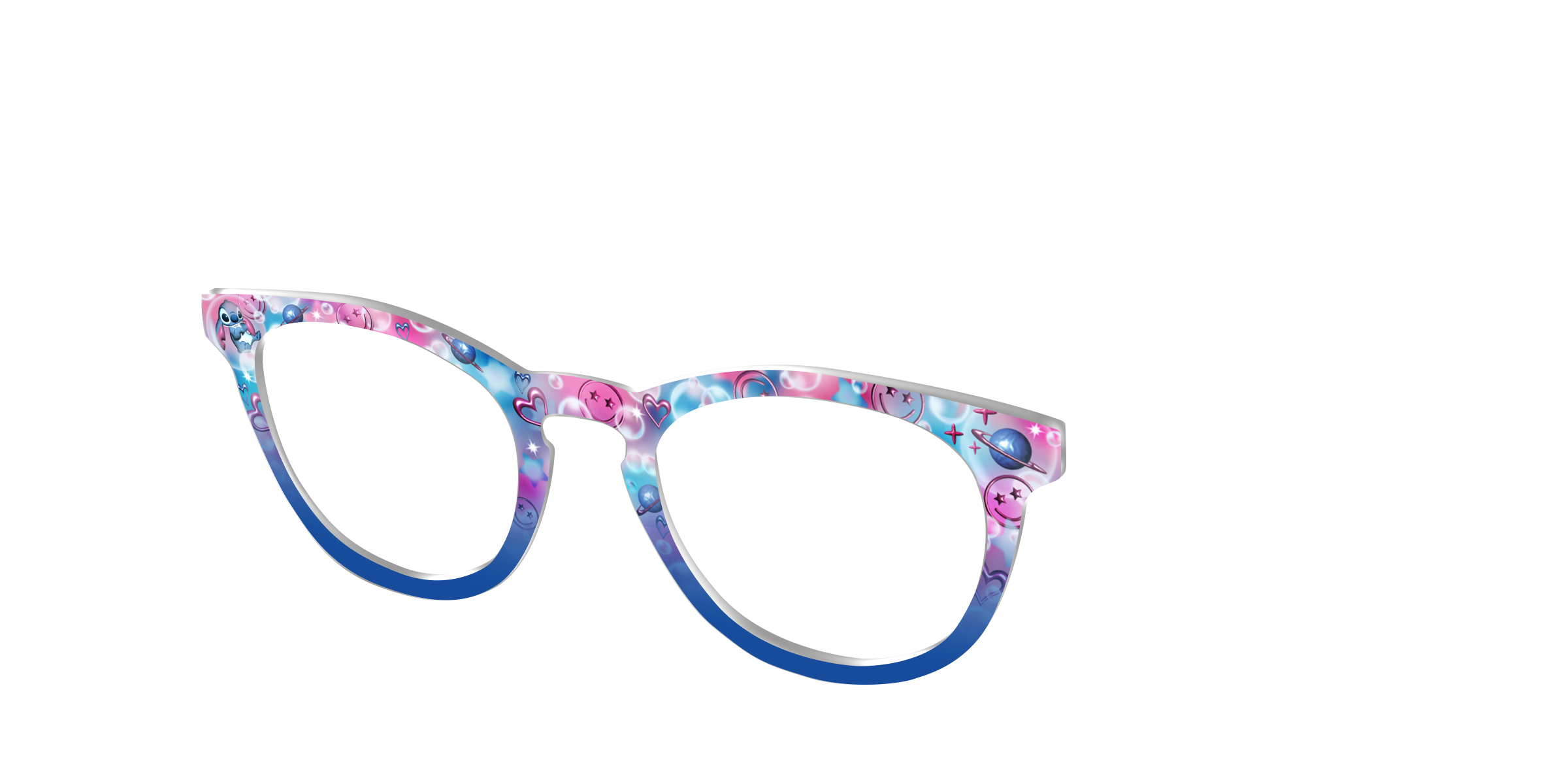 Pair Eyewear Collabs Stitch Bubble Pop top per occhiali Cedro