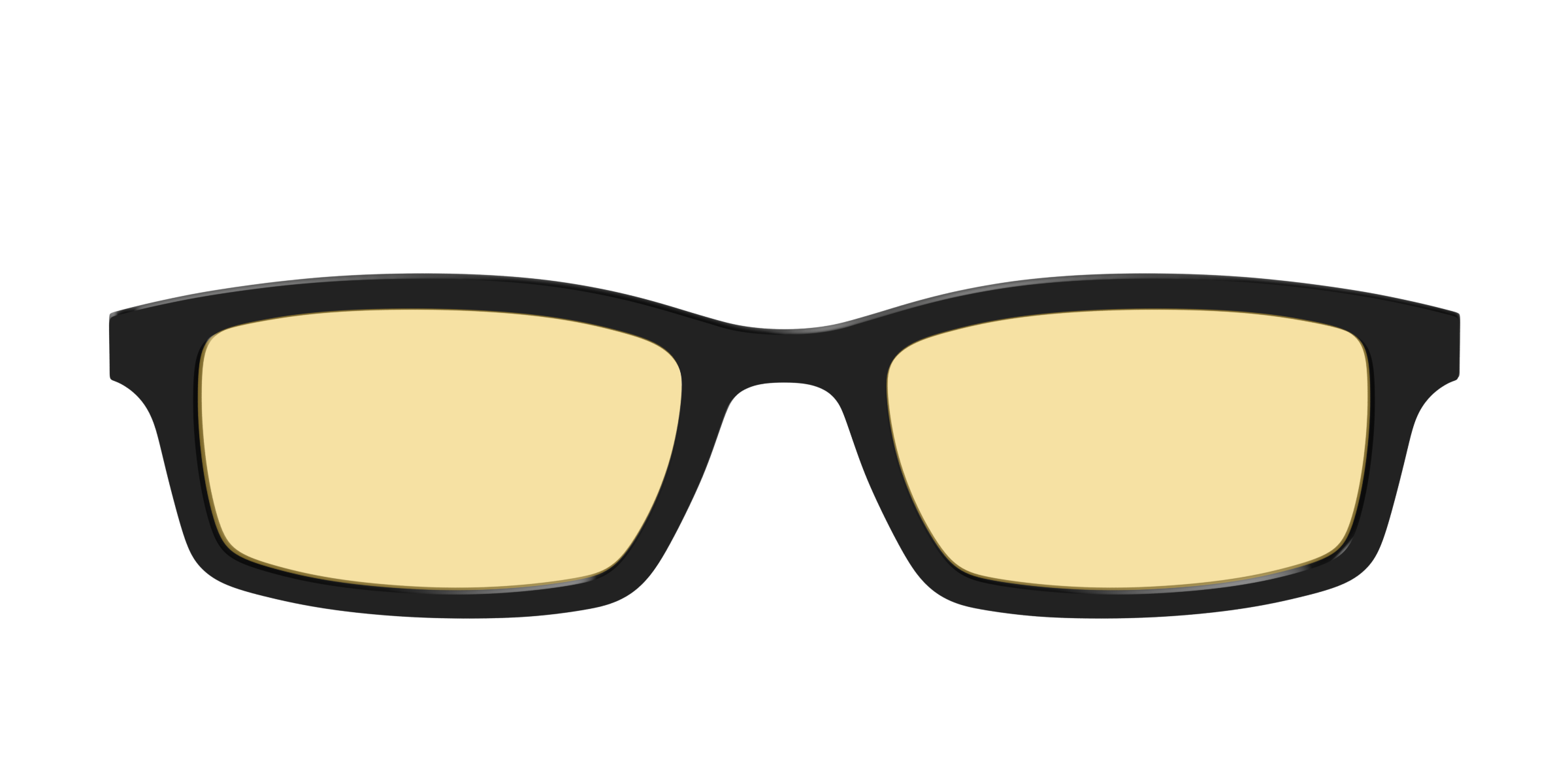 Pair Eyewear Design Tops The Black Citrine Yellow top occhiali Serra nero