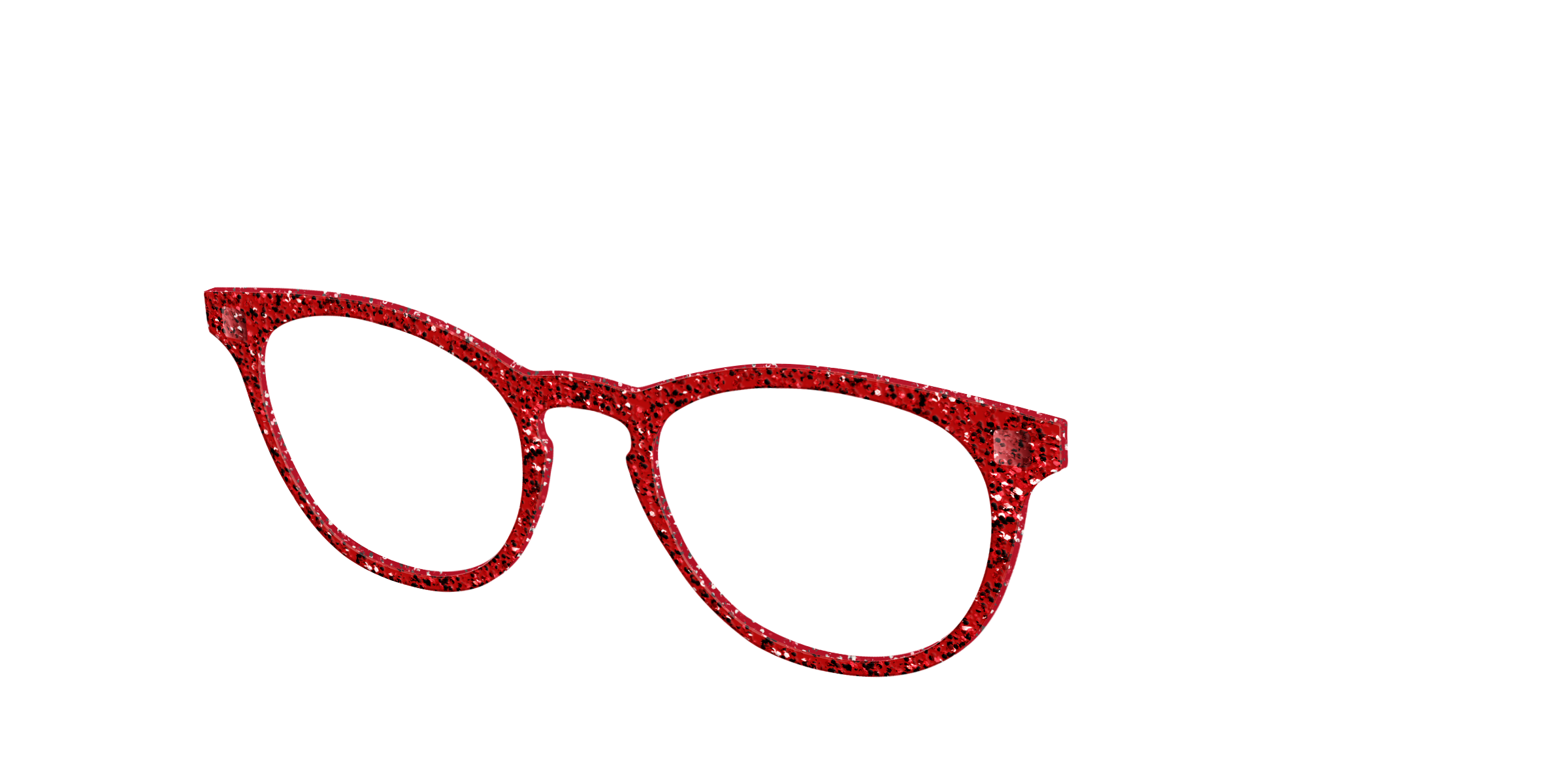 Pair Eyewear Solid Tops The Ruby Sparkle top occhiali rosso 139