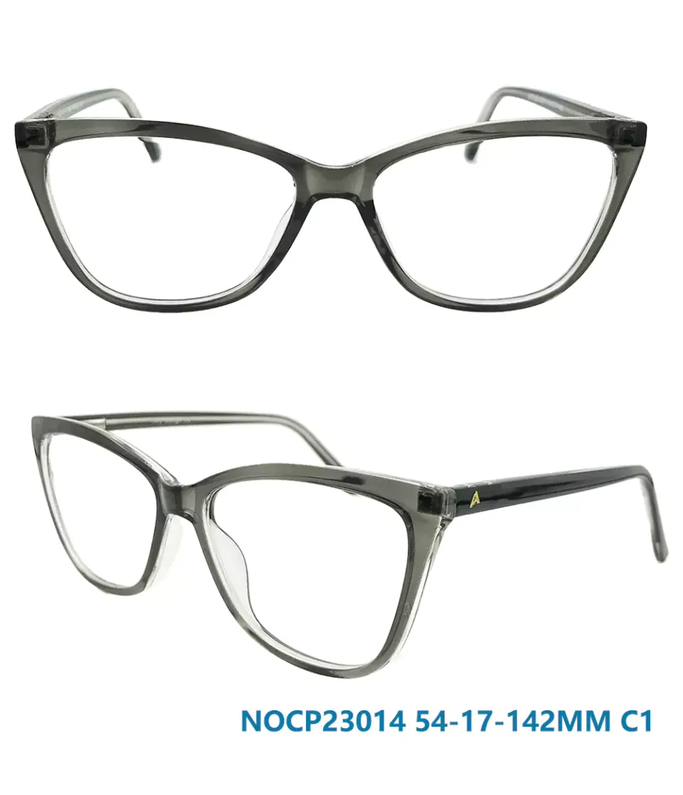 Ouyuan NOCP23014 montatura occhiali verde cat eye 54-17-142