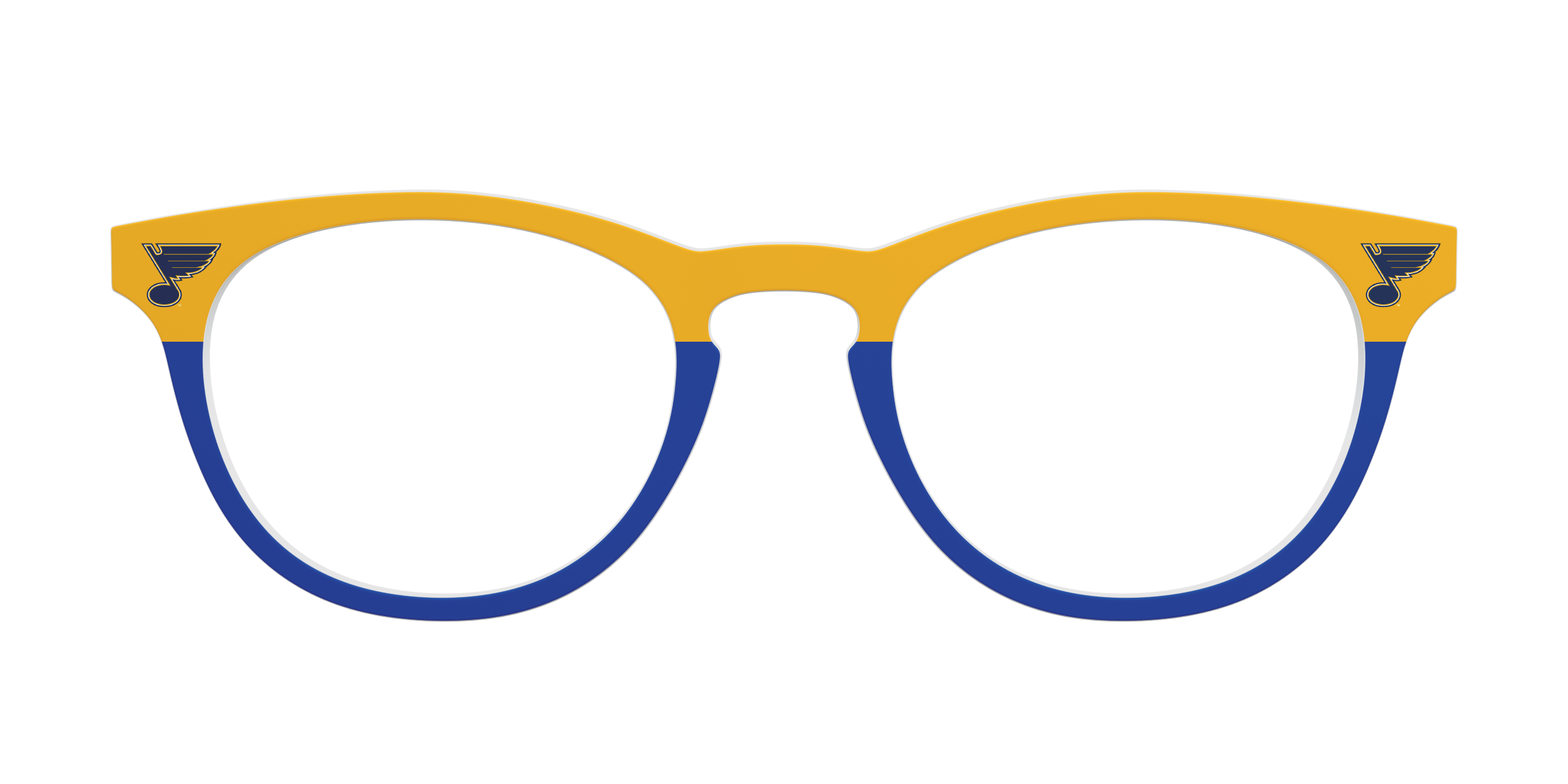 Pair Eyewear School Spirit The Blues Split top occhiali blu