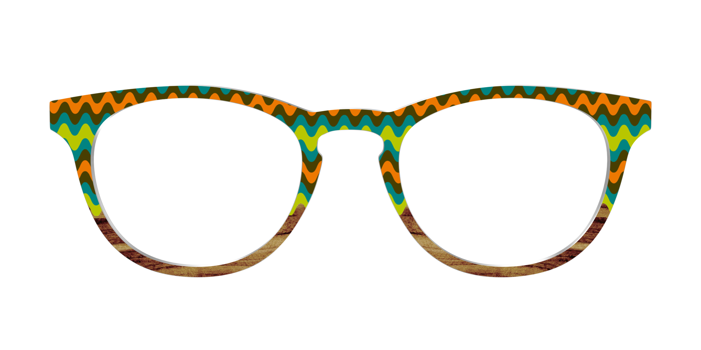 Pair Eyewear Design Tops The Woodgrain Waves top occhiali DE11