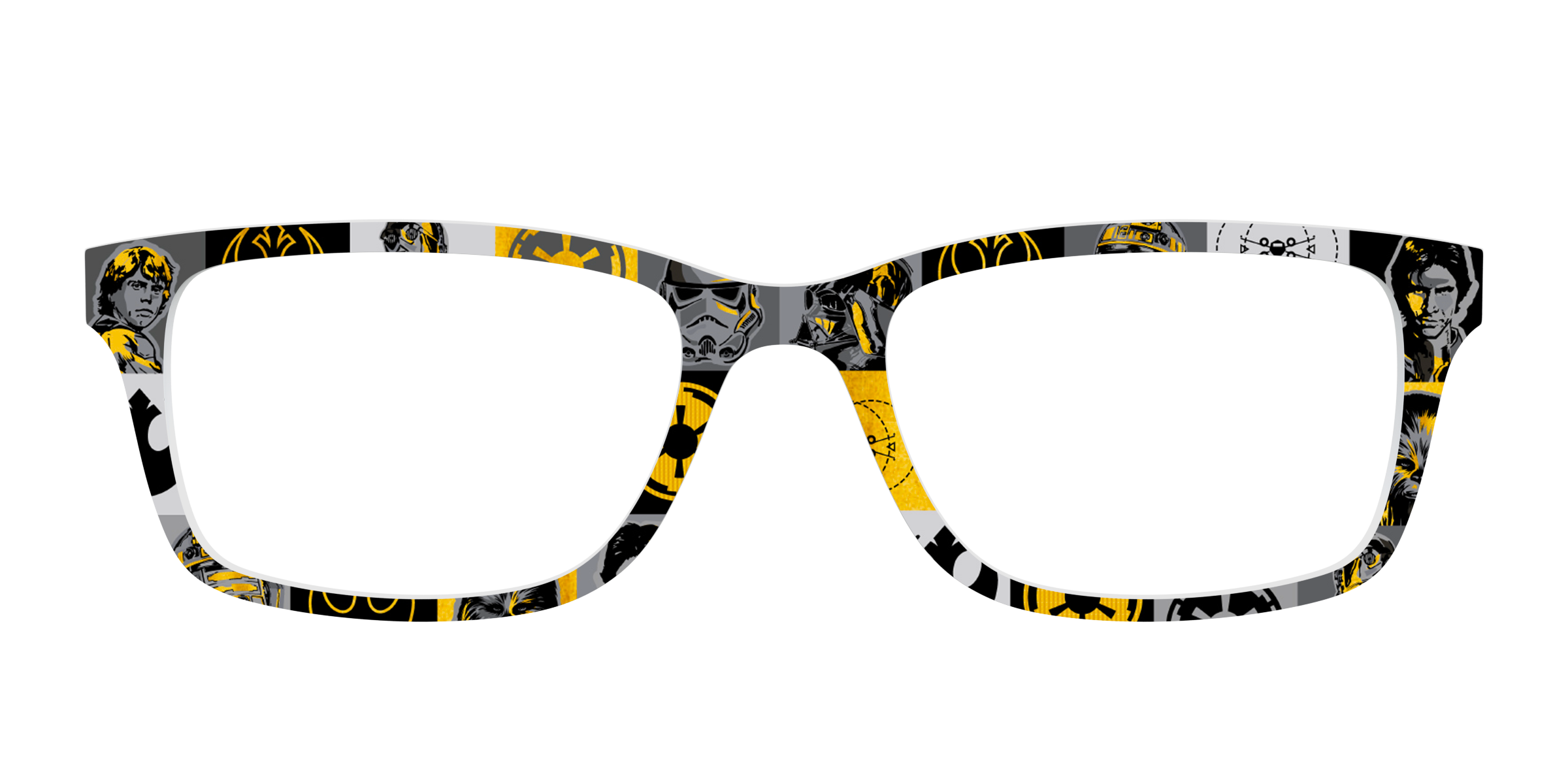 Pair Eyewear Collabs Star Wars Classic cover occhiali stampa nera