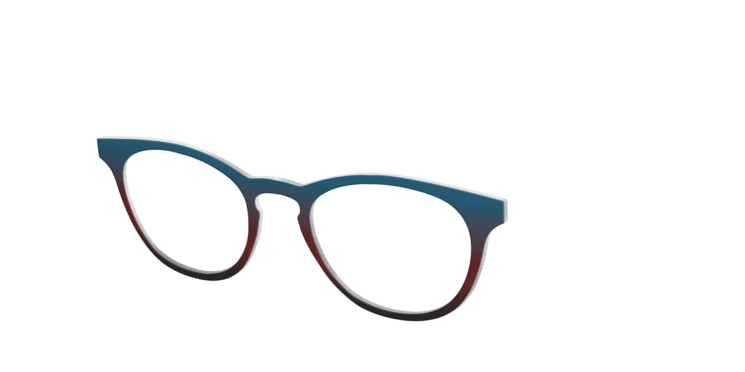 Pair Eyewear Solid Teal Espresso Gradient top per occhiali