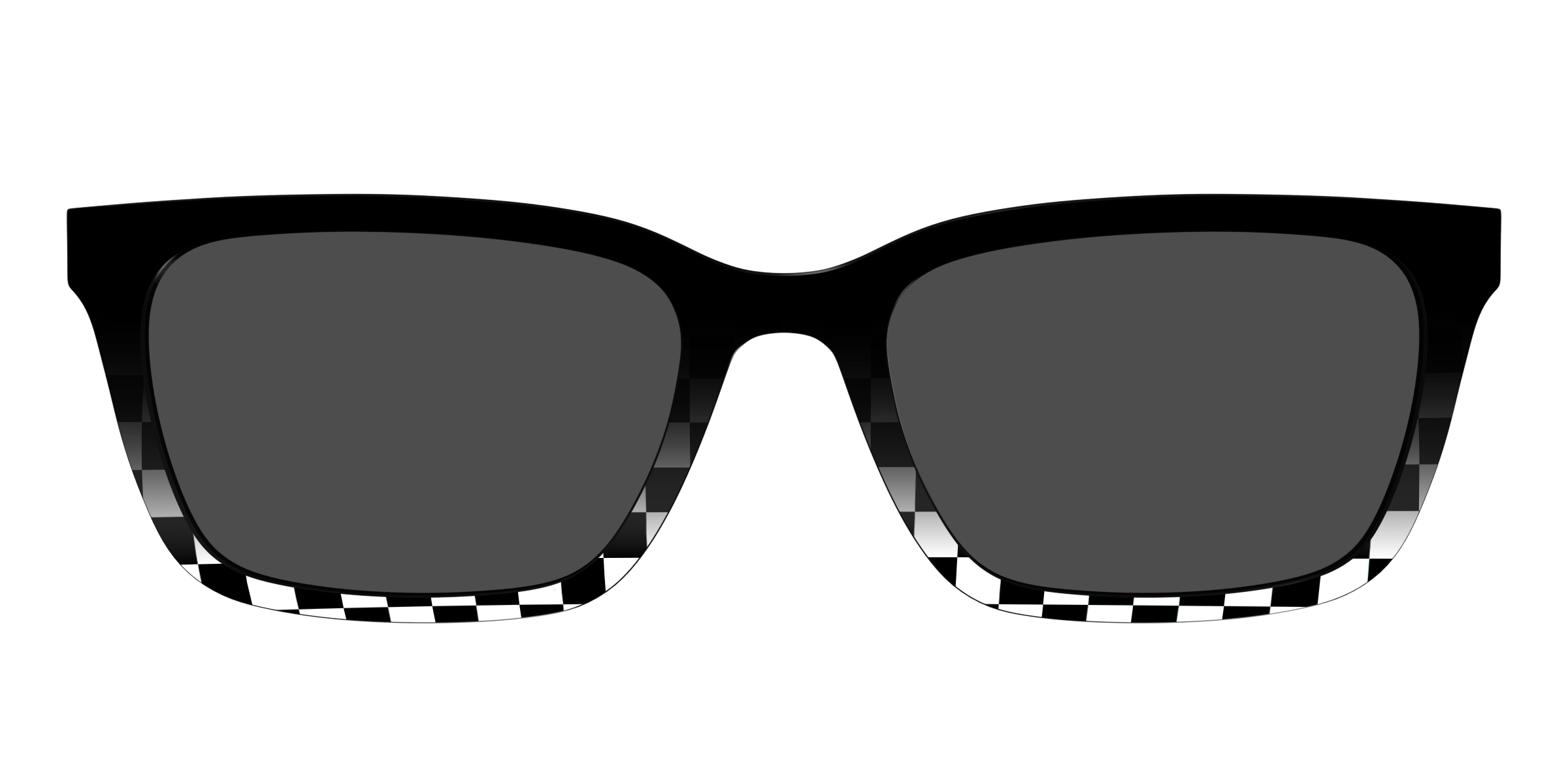 Pair Eyewear Sun Tops Checkerboard Fade top sole polarizzato