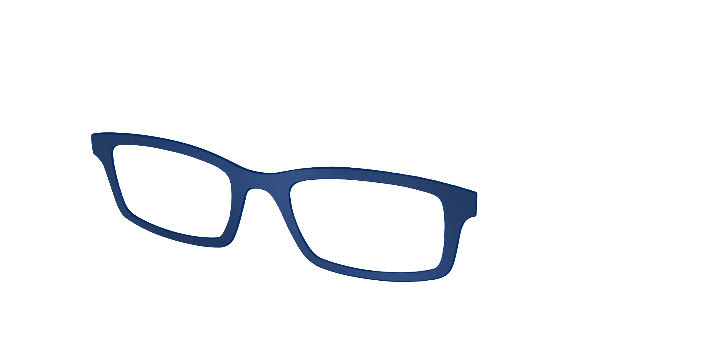 Pair Eyewear Solid Tops 451 top occhiali blu opaco
