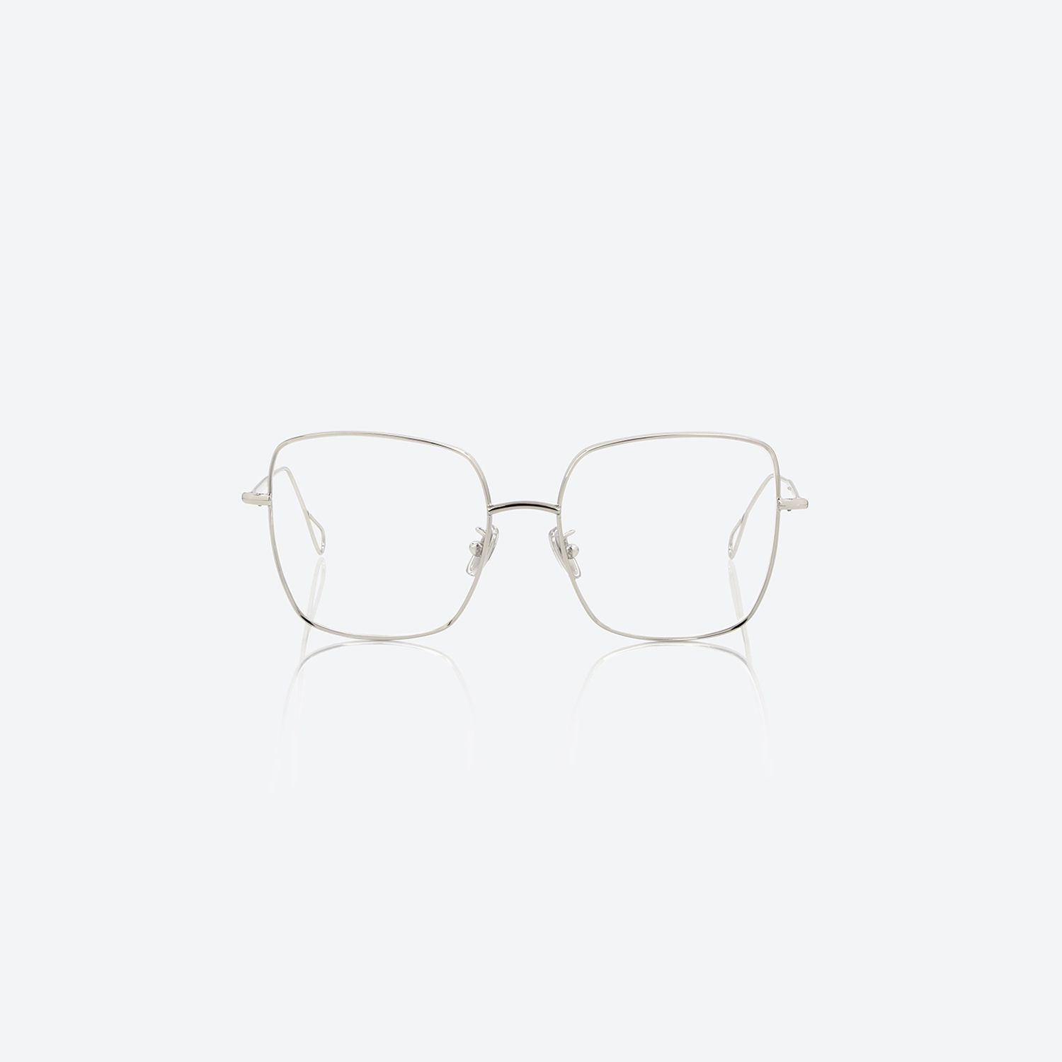 Monokol Burbon MK150 C3 occhiali da vista argento donna quadrati