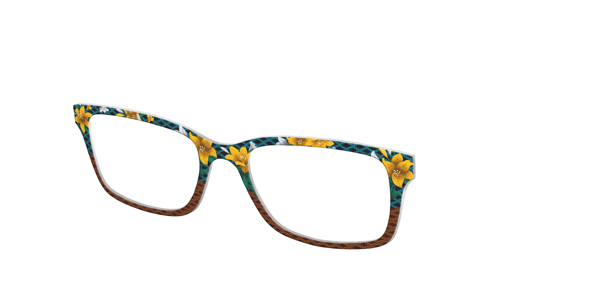 Pair Eyewear Collabs Lily Lattice top occhiali FK2