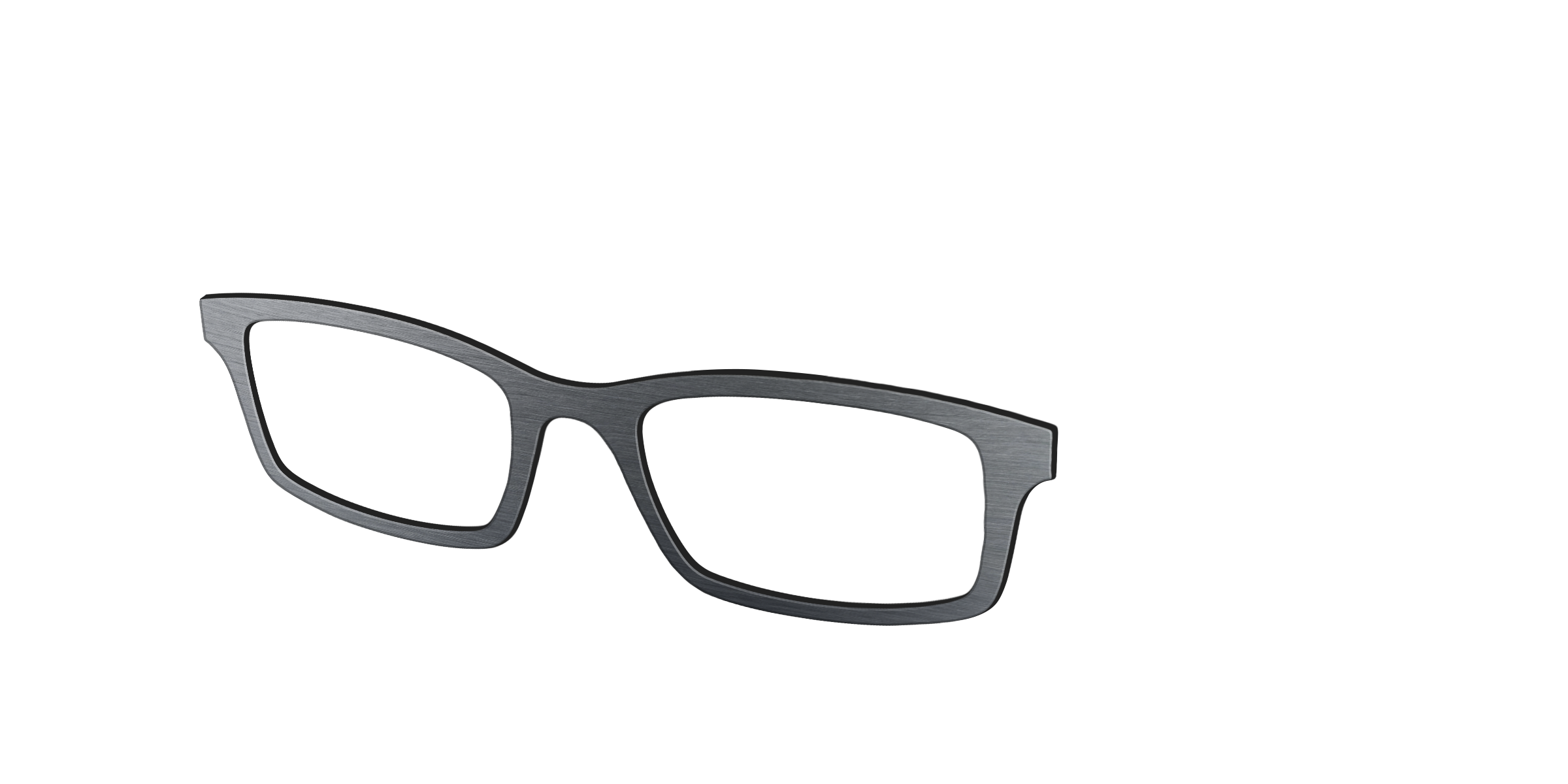 Pair Eyewear Solid Tops The Brushed Nickel top magnetico grigio