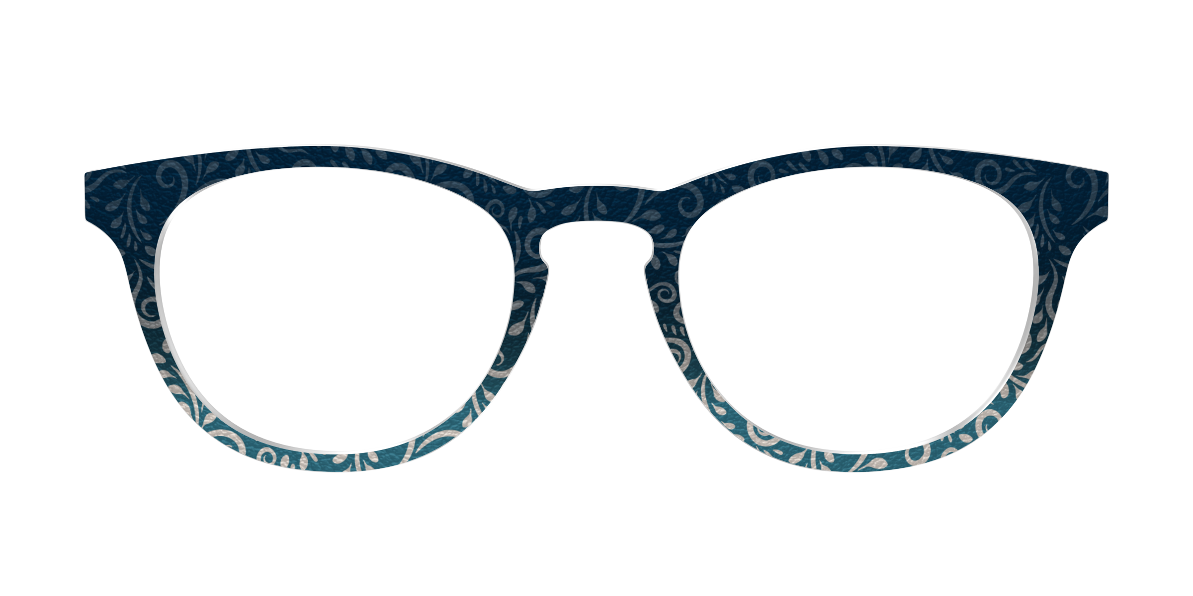 Pair Eyewear Leather Leafwork top magnetico Cedro