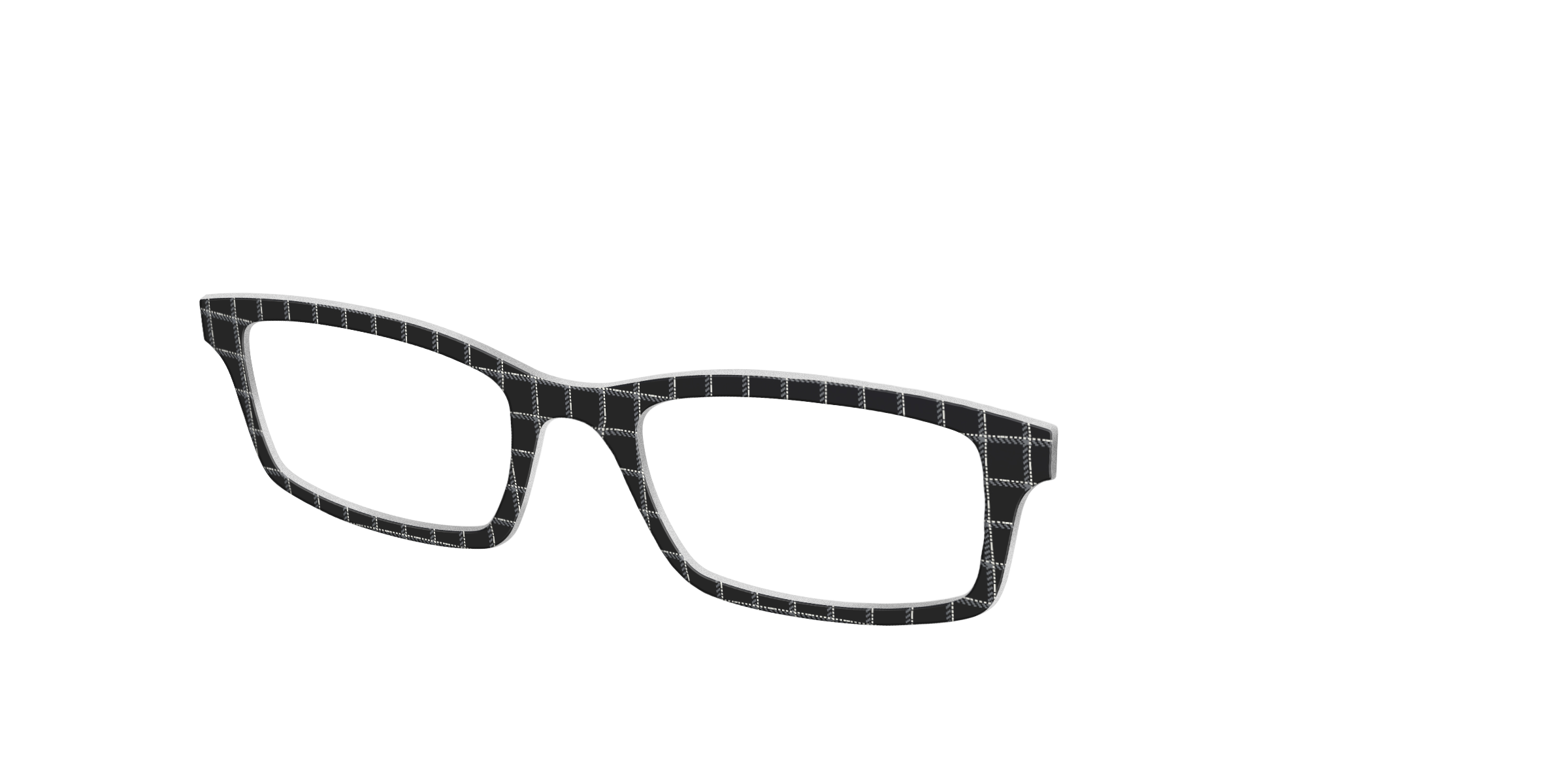 Pair Eyewear Solid Tops The Windowpane Plaid top nero F34