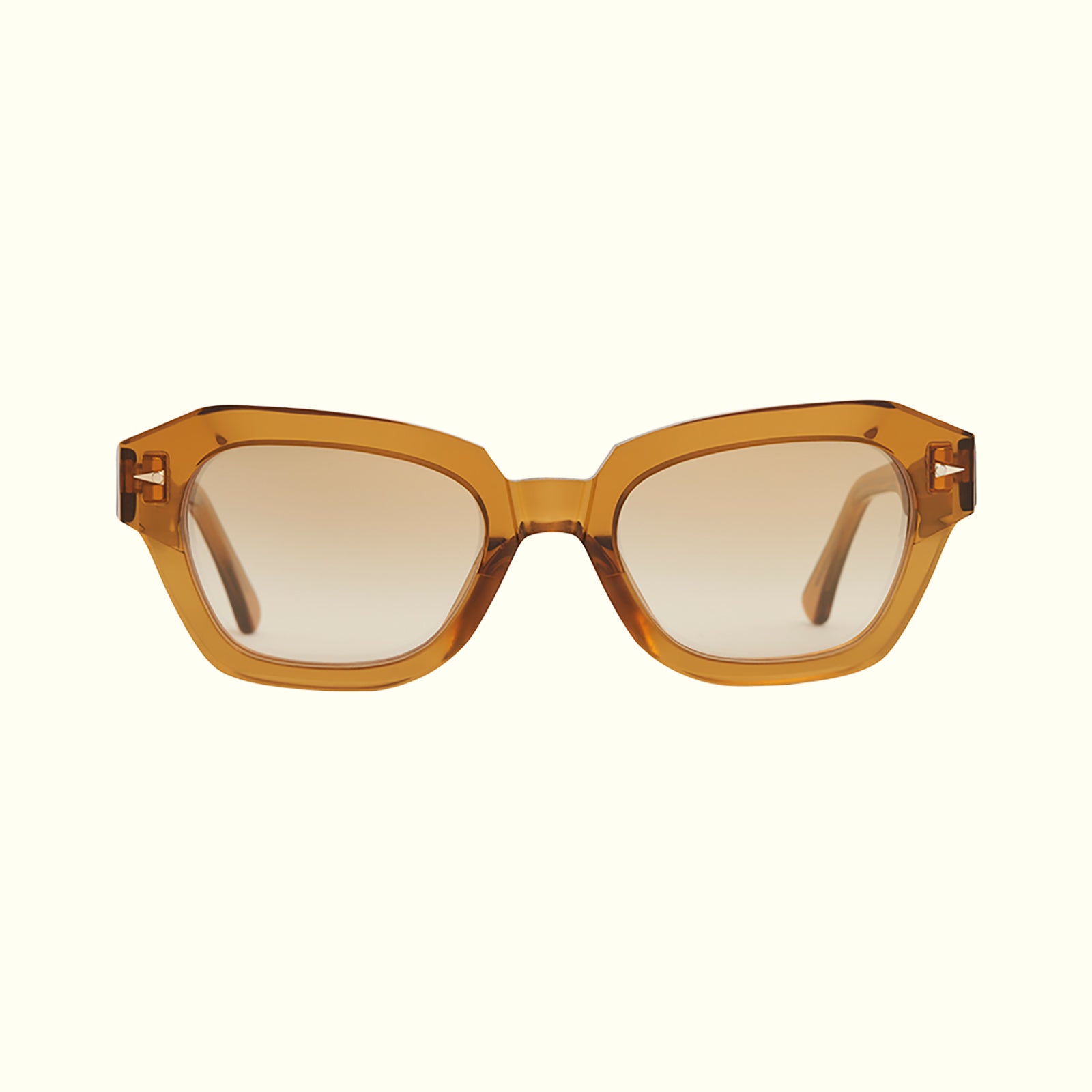 AHLEM Les Halles occhiali da sole verdi cat eye acetato