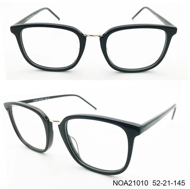 Ouyuan Glasses Frames NOA21010 occhiali da vista nero unisex