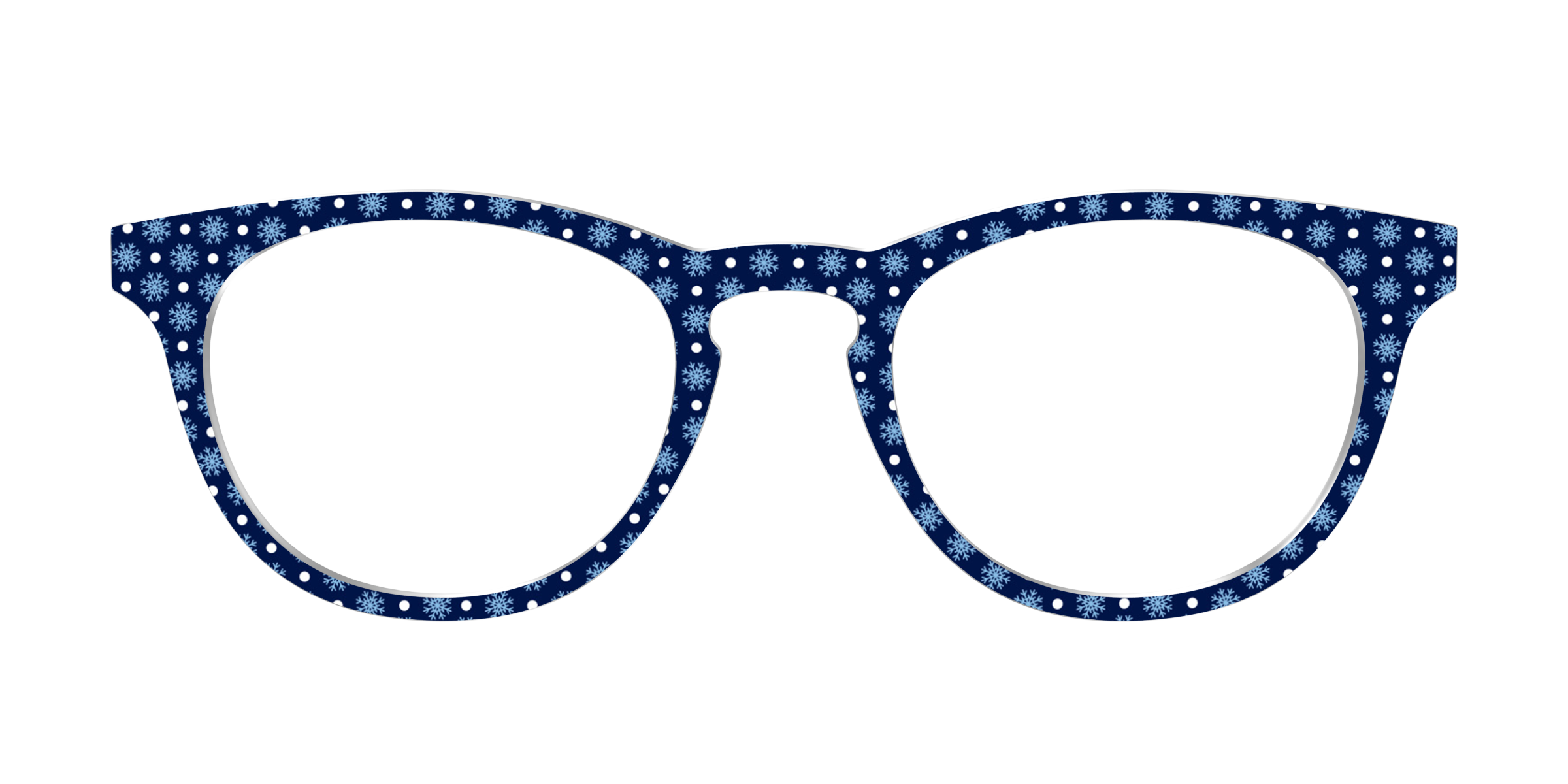 Pair Eyewear Design Tops Snowflake Polka Dot top pois