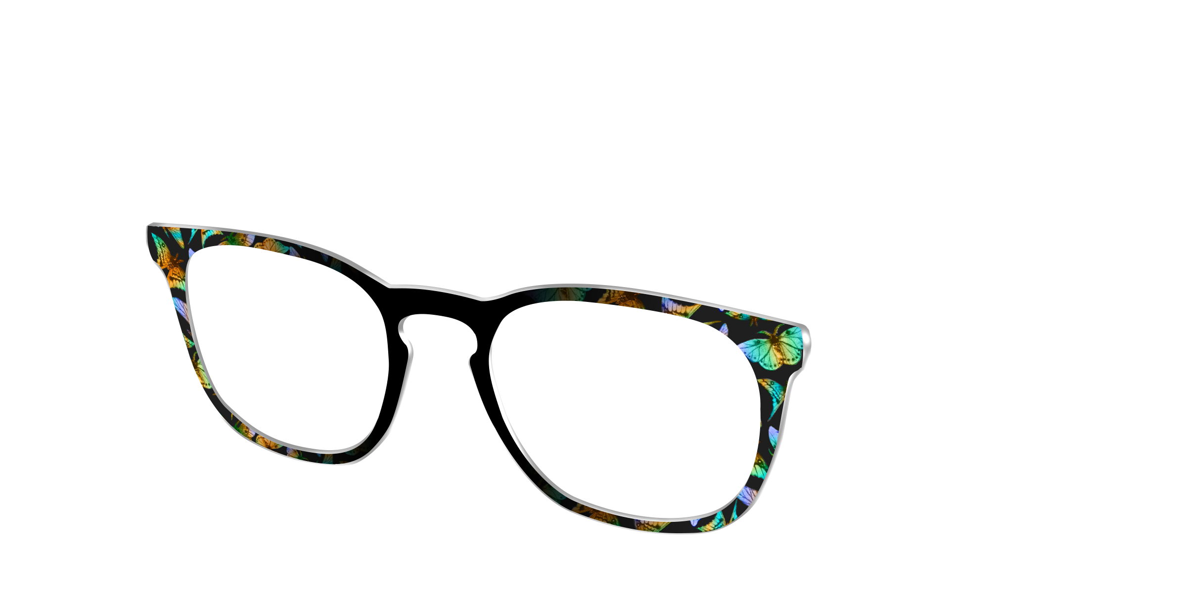 Pair Eyewear Design Tops The Mythic Moths top occhiali farfalle