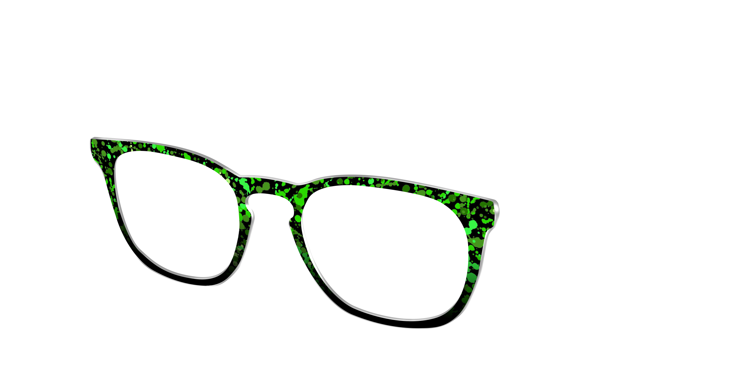 Pair Eyewear Design Tops The Slime Splatter top occhiali HW121