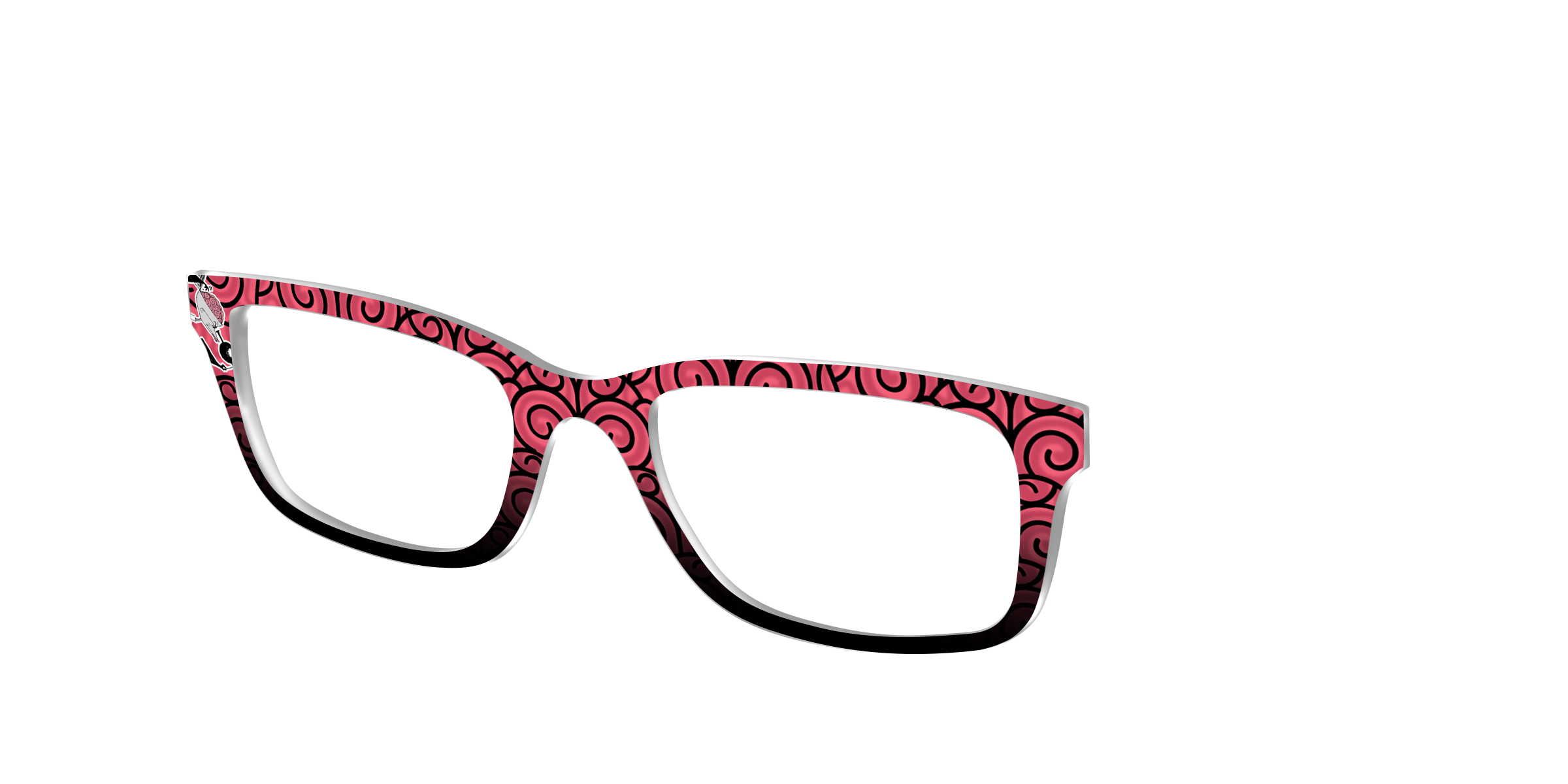 Pair Eyewear Collabs Dr Finkelstein top occhiali nero