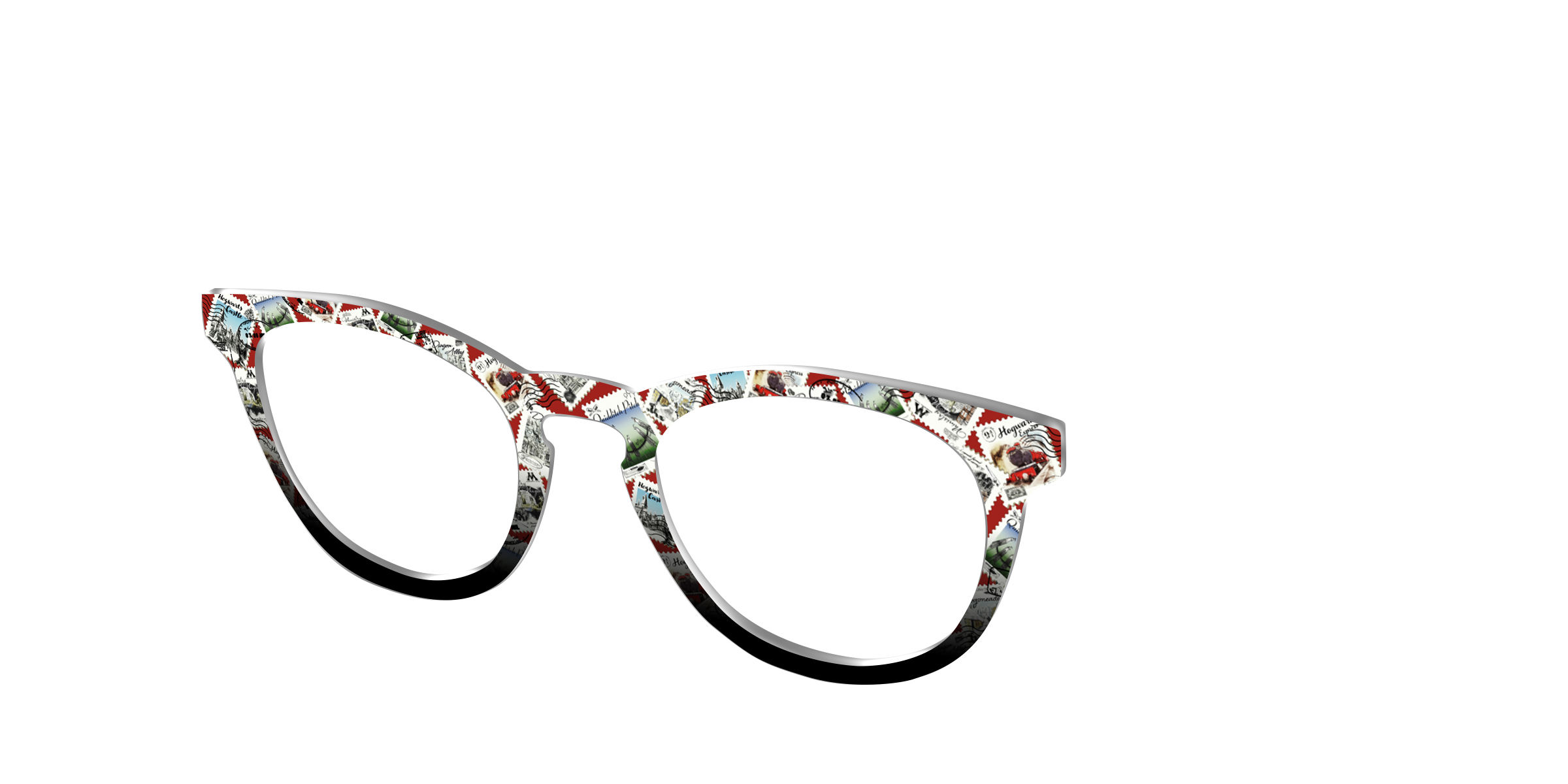Pair Eyewear Collabs The Hogwarts Stamps top per occhiali