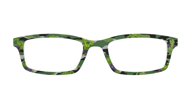 Pair Eyewear Collabs Hulk Camo top per occhiali verde mimetico