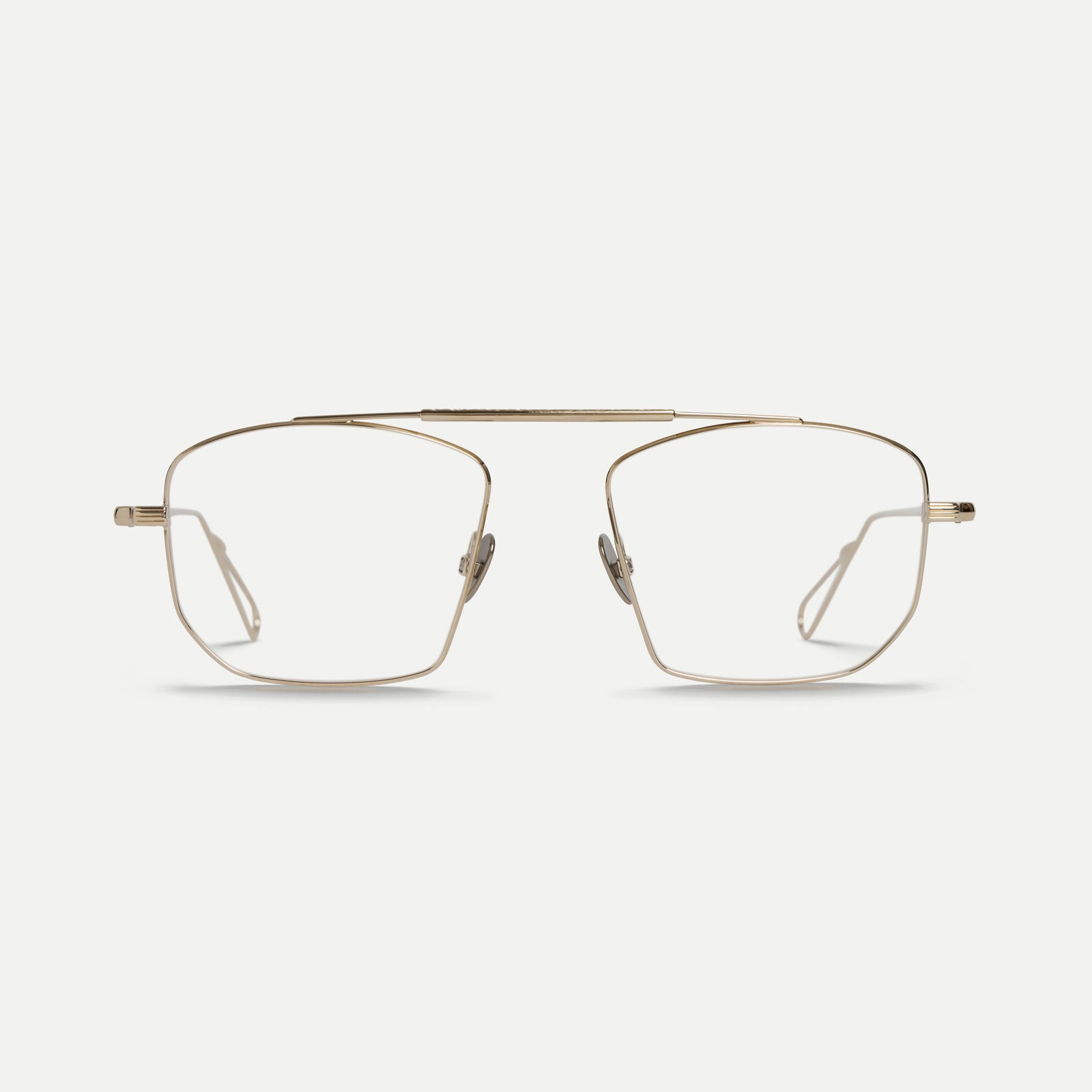 AHLEM Optical New York occhiali da vista Champagne aviatore