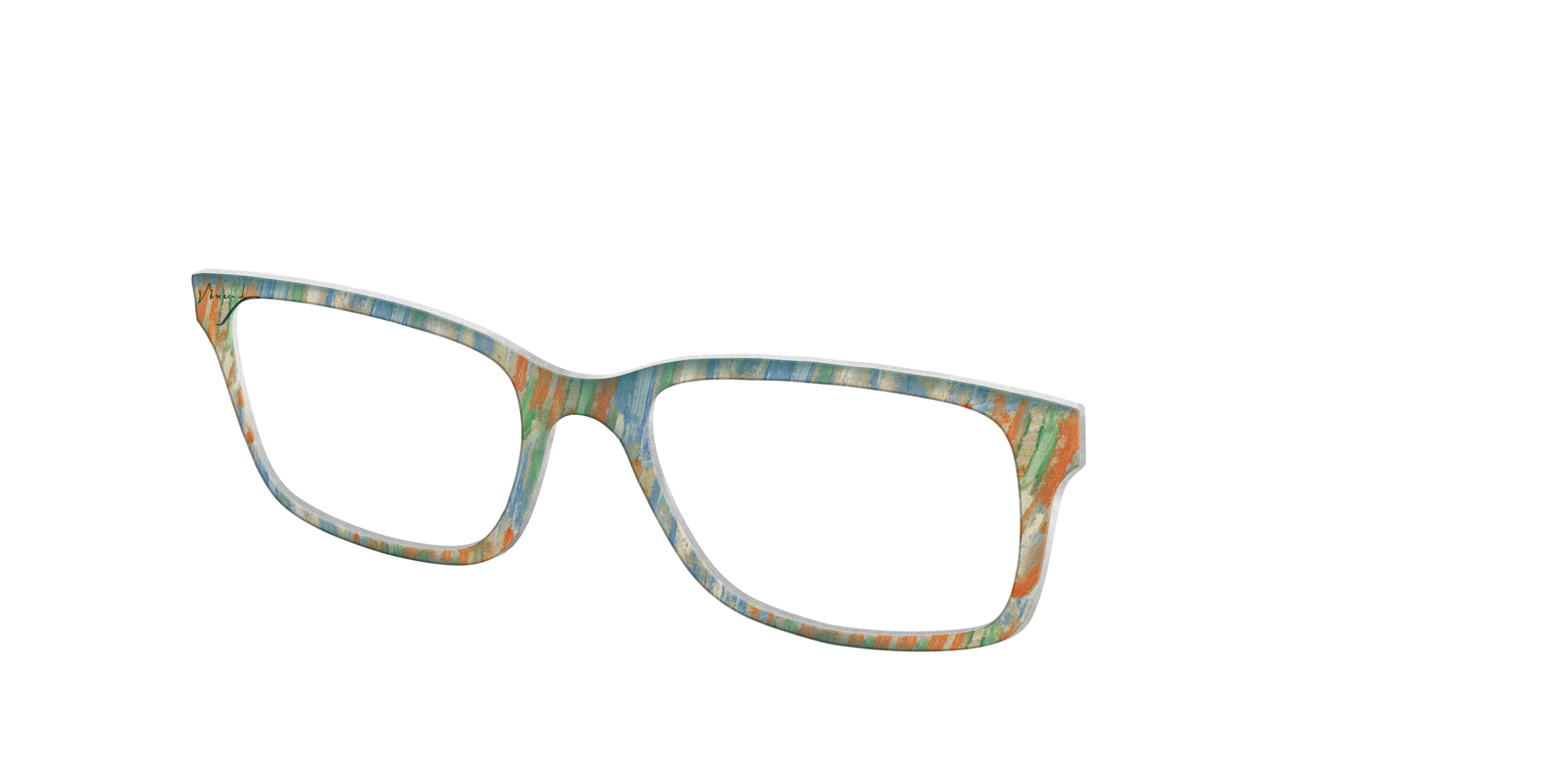 Pair Eyewear Collabs Brush Strokes top magnetico VG26