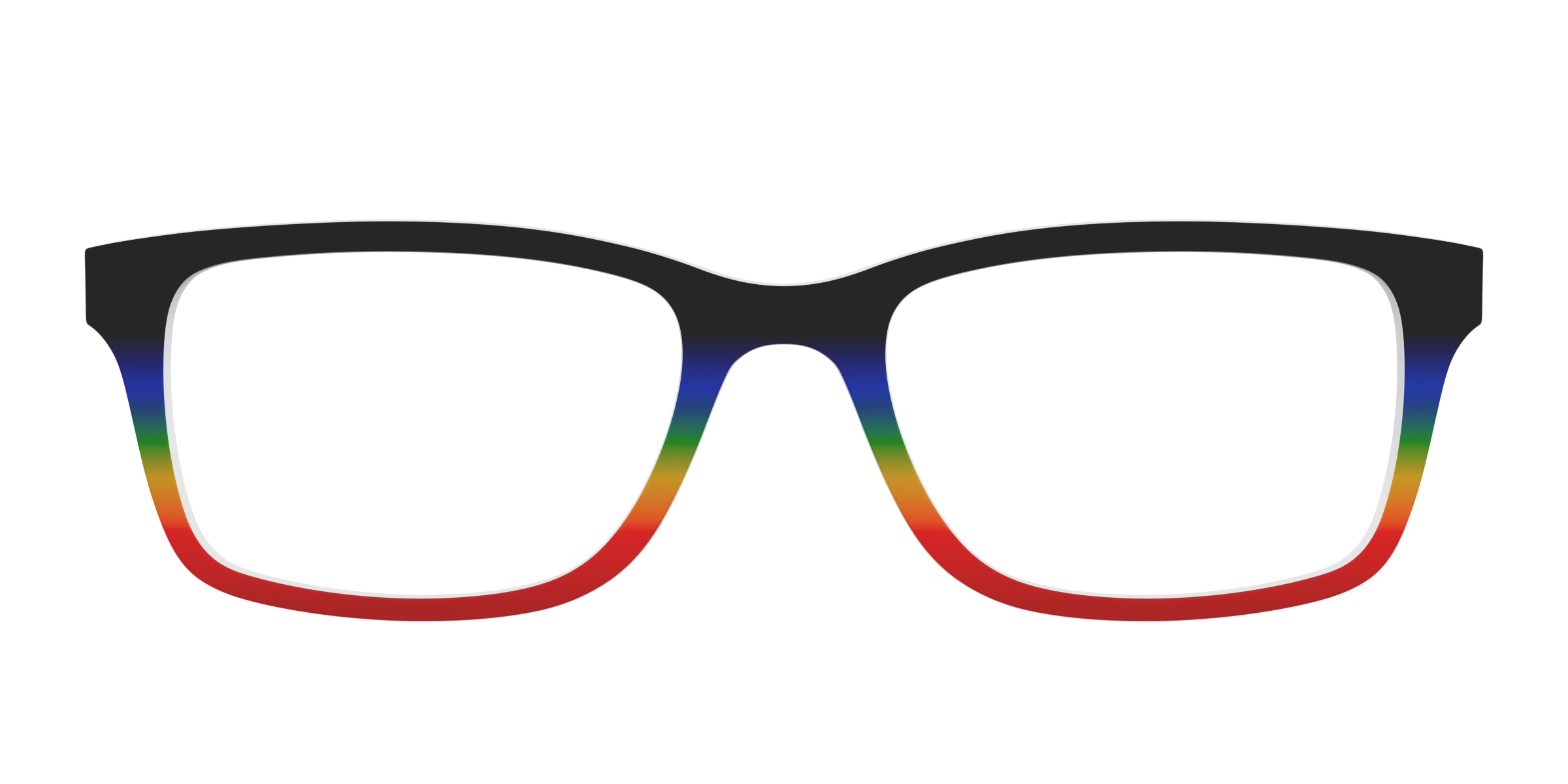 Pair Eyewear Solid Tops Love Wins Gradient top magnetico