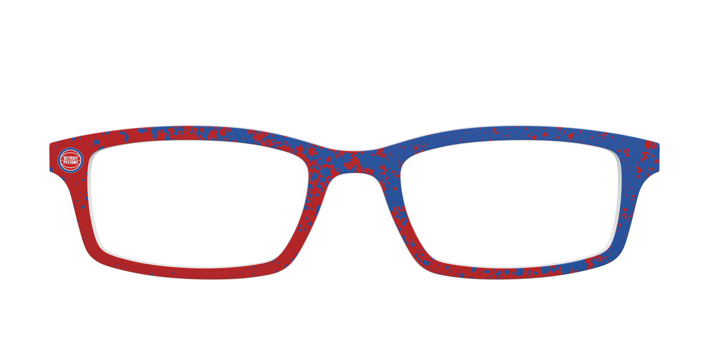 Pair Eyewear Pistons Splatter top magnetico basket NBA