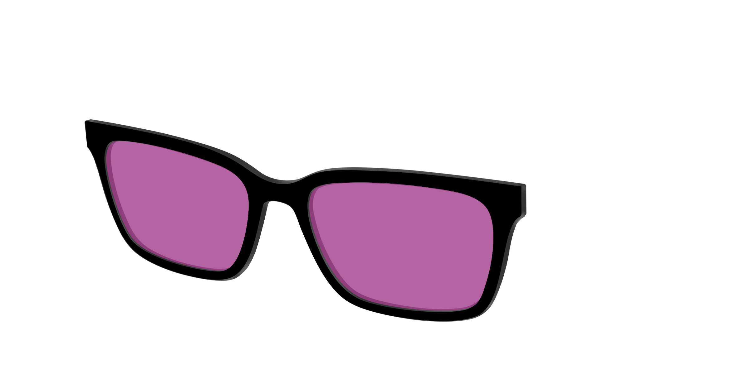 Pair Eyewear Performance Black Violet Golf top sportivo