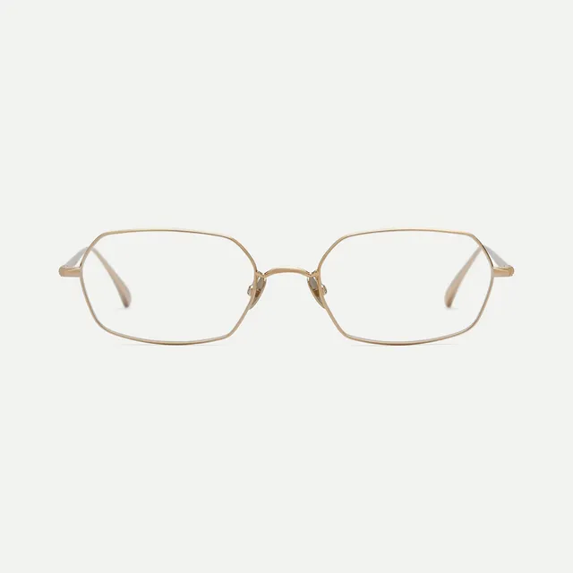 AHLEM Elysée occhiali da vista Champagne Brushed metallo