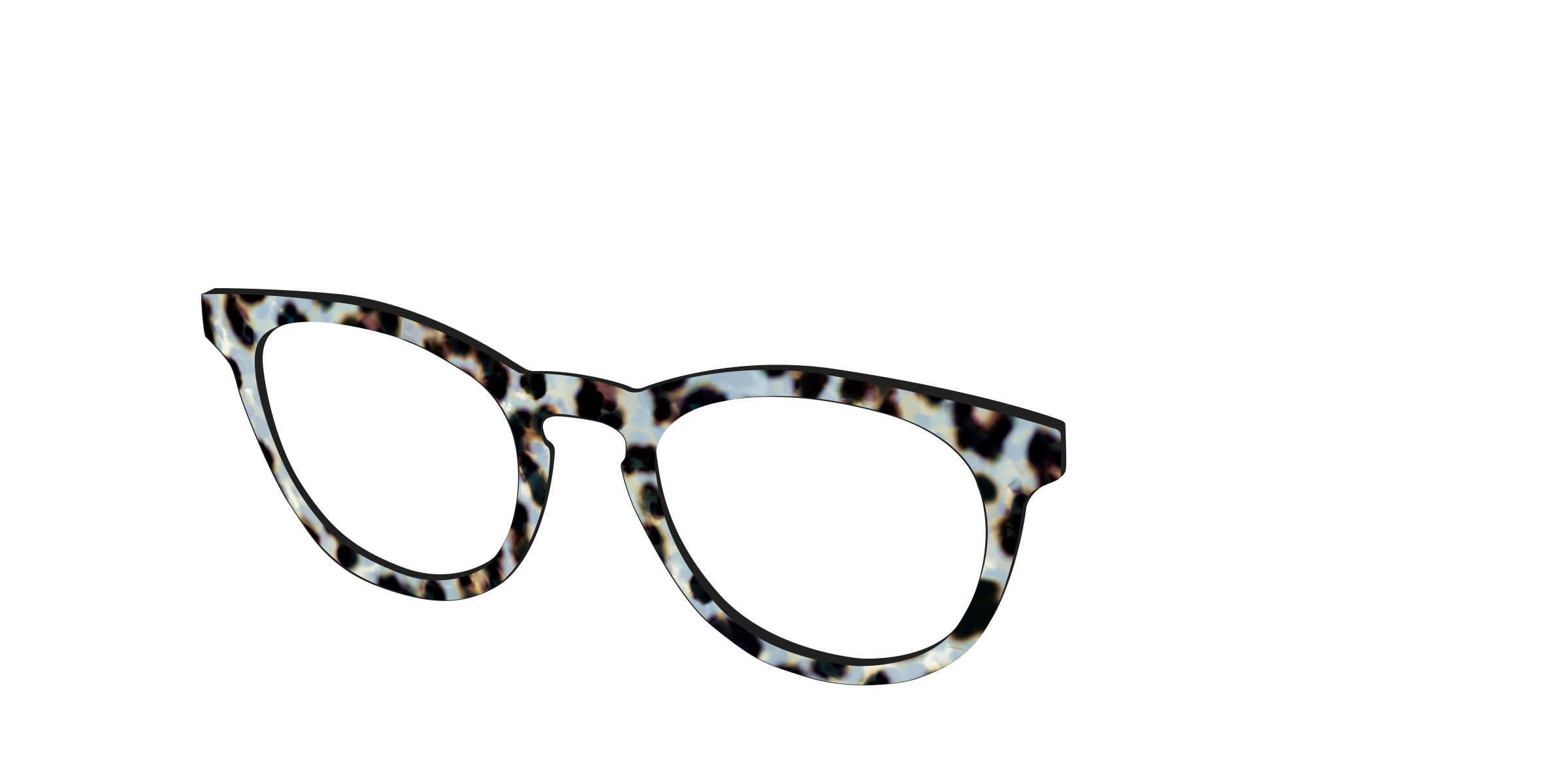 Pair Eyewear Solid Tops Earl Grey Tortoise top occhiali SD12