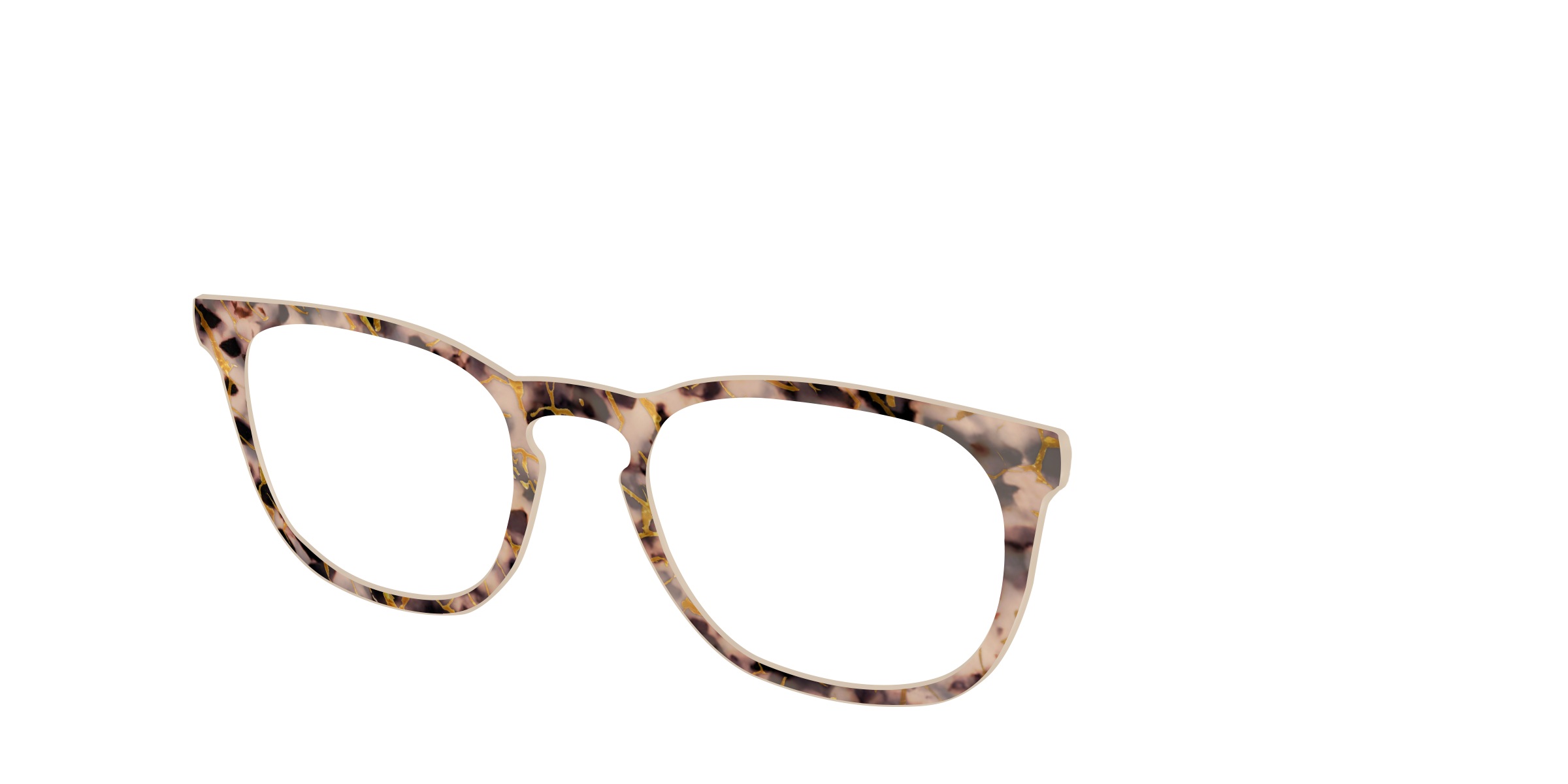 Pair Eyewear Design Tops Almond Tortoise top 492 tartarugato