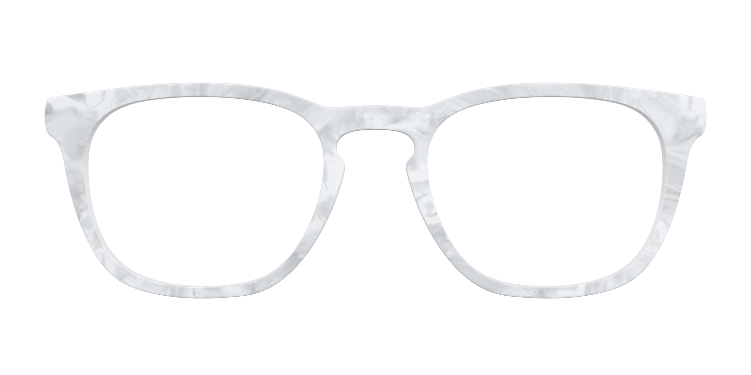 Pair Eyewear Solid Tops White Pearlescent top occhiali bianco