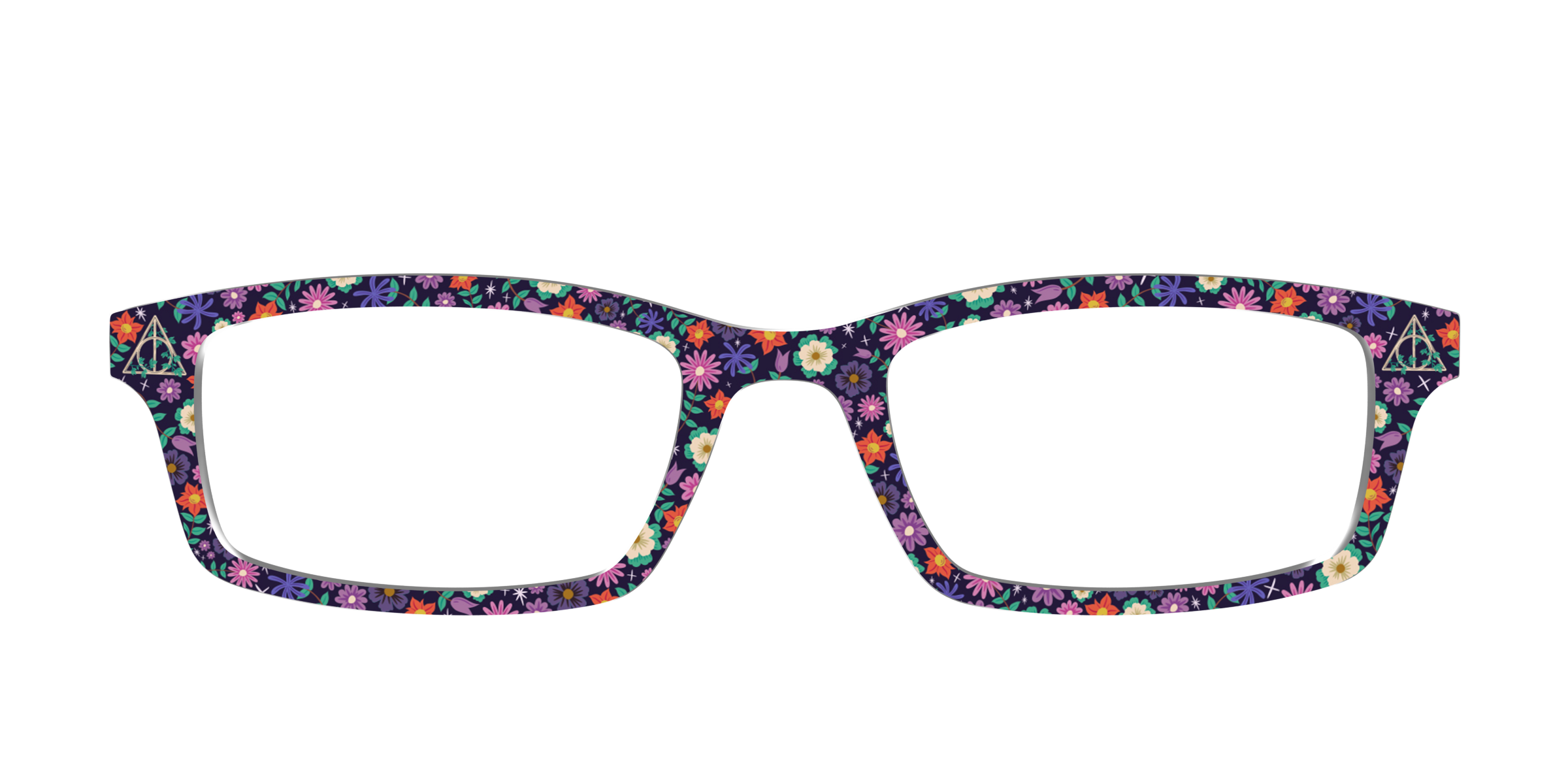 Pair Eyewear Collabs Deathly Hallows Floral top magnetico