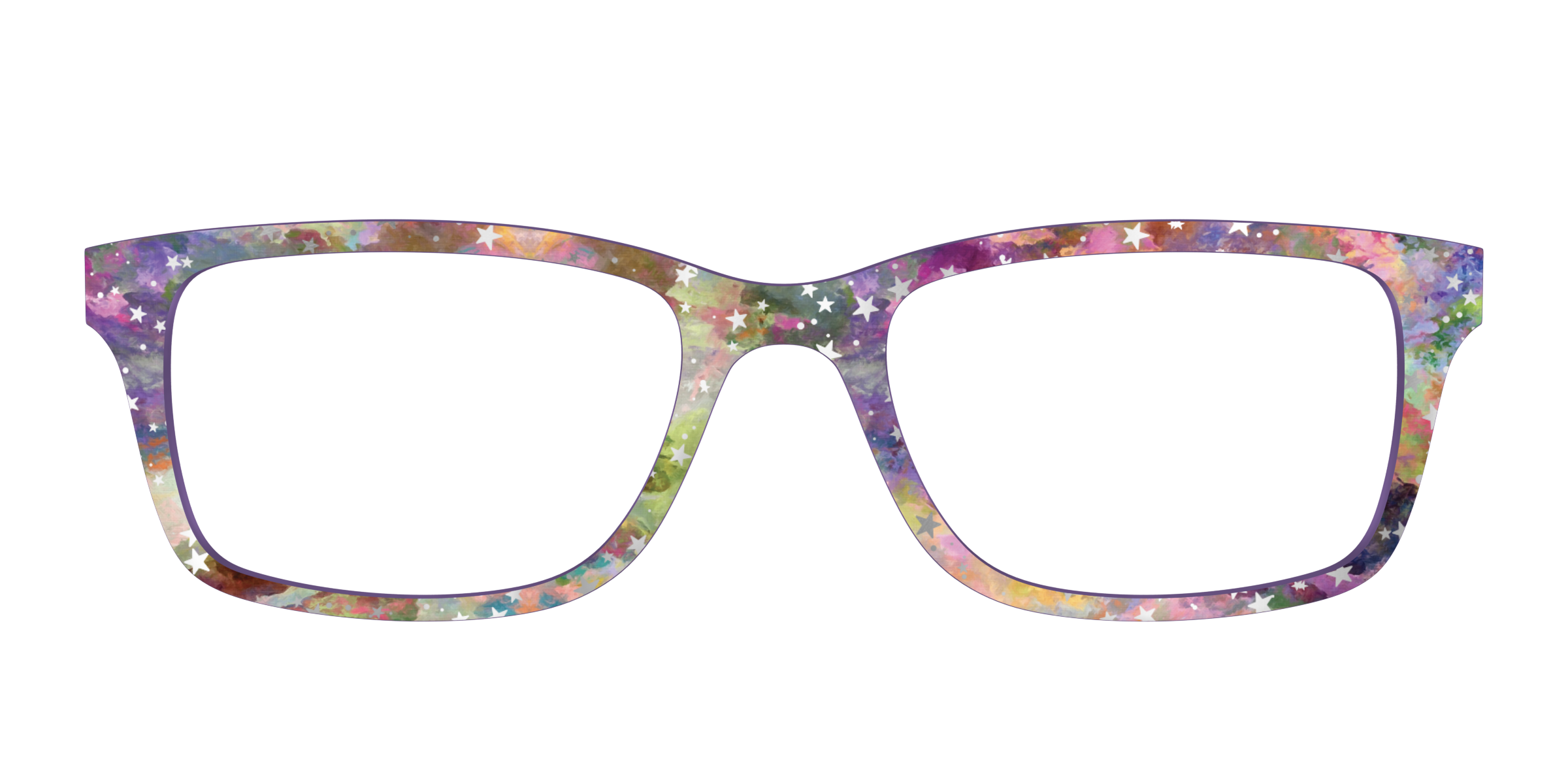 Pair Eyewear Design Tops Silver Foil Starry Sky top