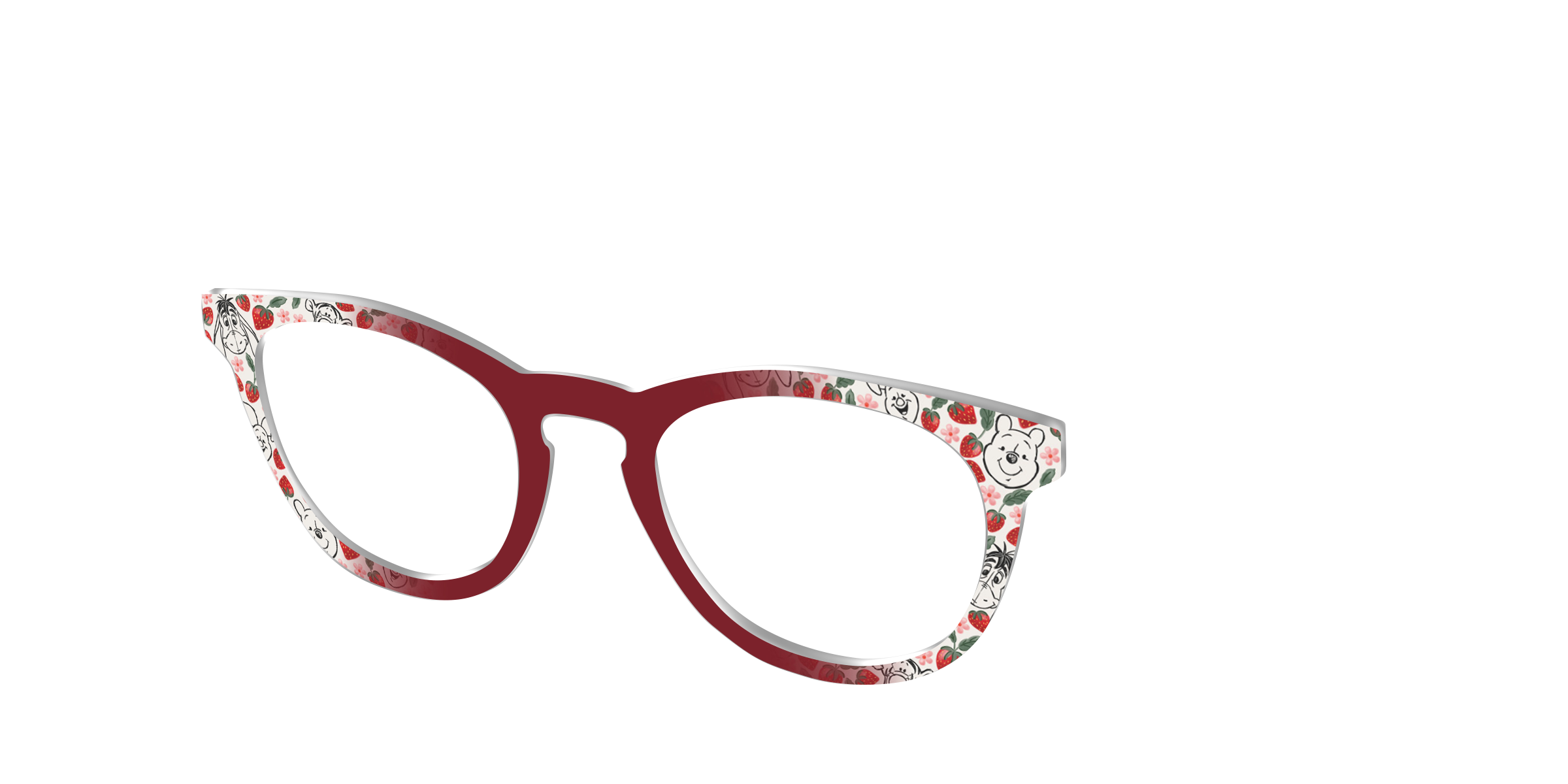 Pair Eyewear Collabs Berry Sweet top per occhiali rosso