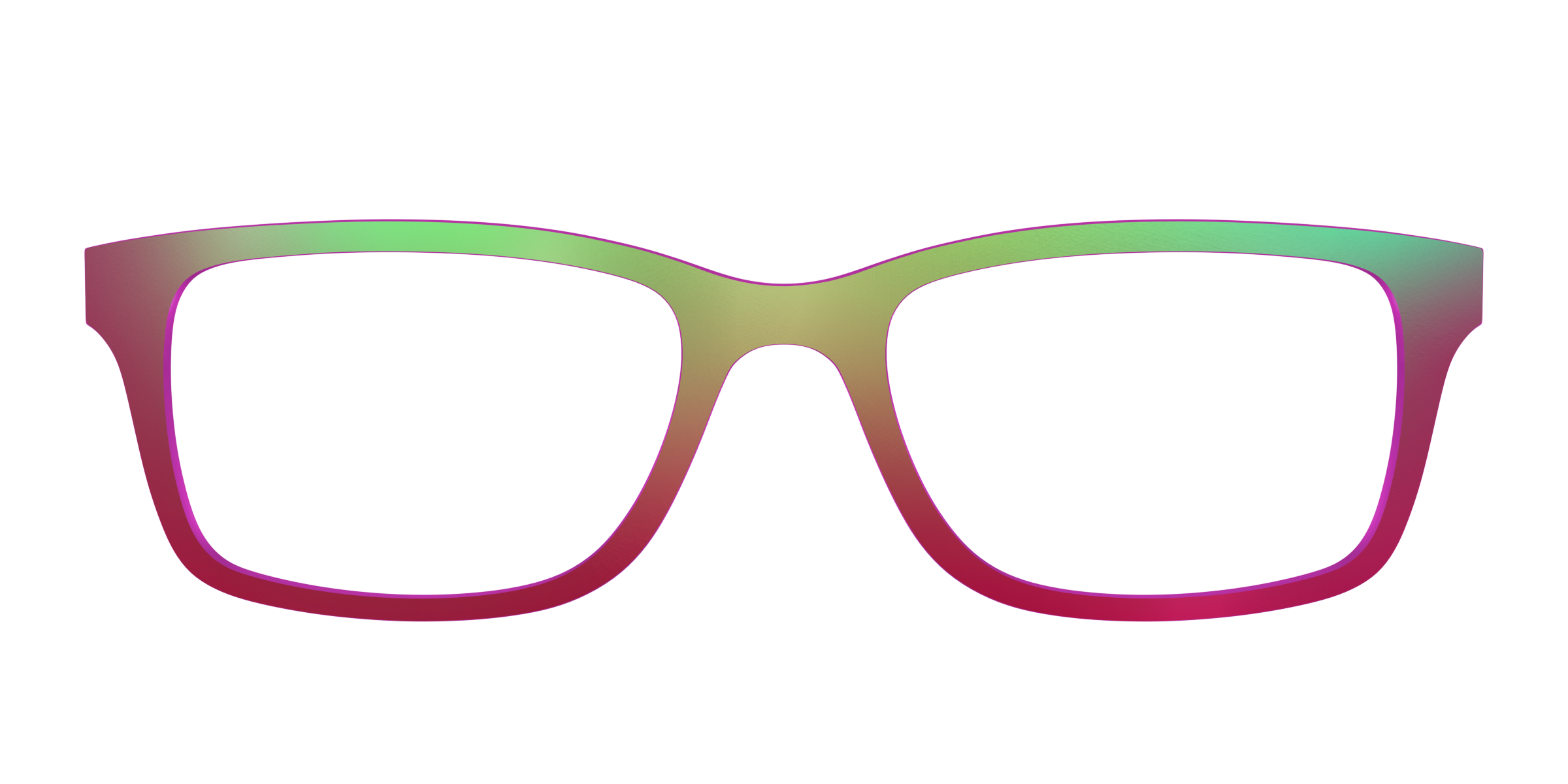Pair Eyewear Solid Tops Guava Ombre cover occhiali rosa sfumato