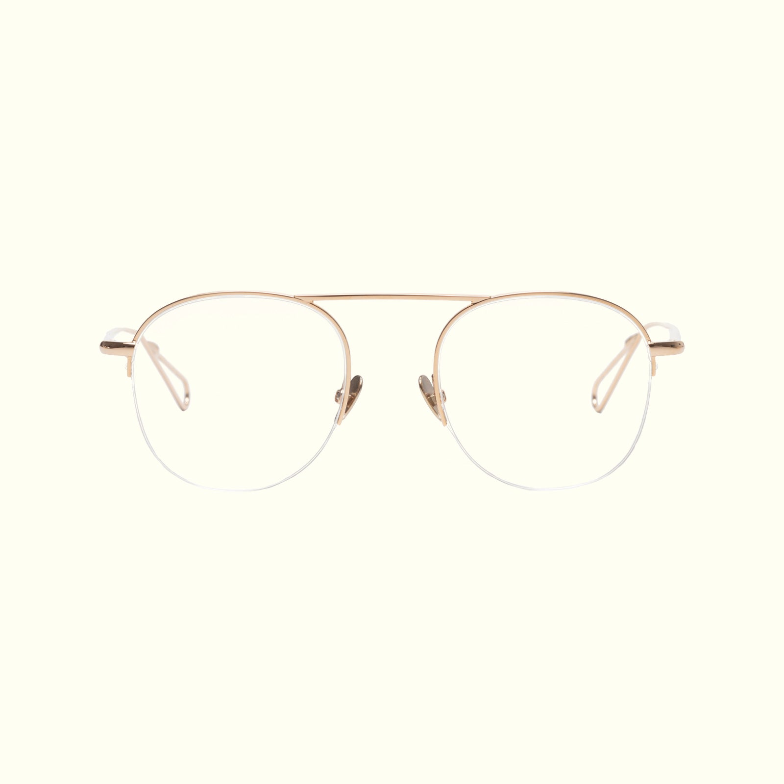 AHLEM Optical Voltaire occhiali da vista Champagne metallo