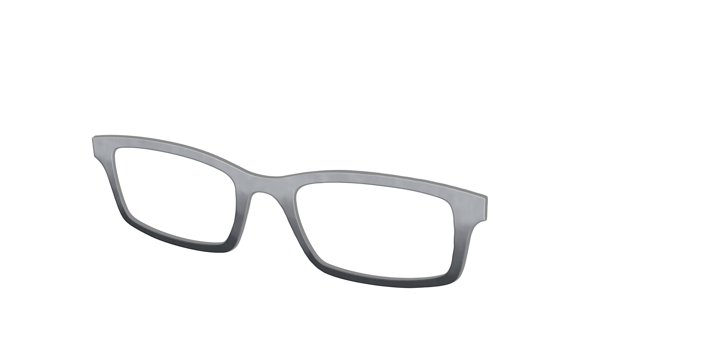 Pair Eyewear Solid Tops The Slate Dip Dye top occhiali grigio