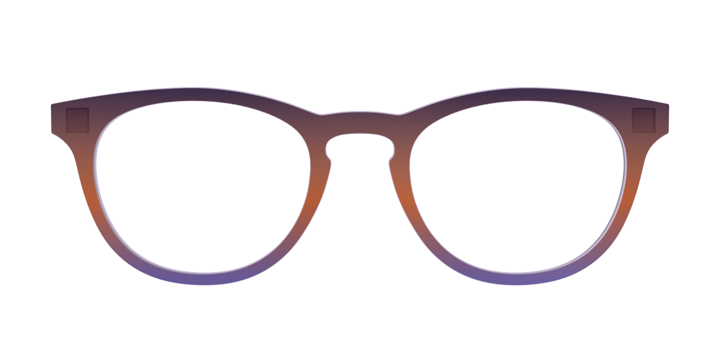 Pair Eyewear Design Tops Matte Midnight Violet topper sfumato