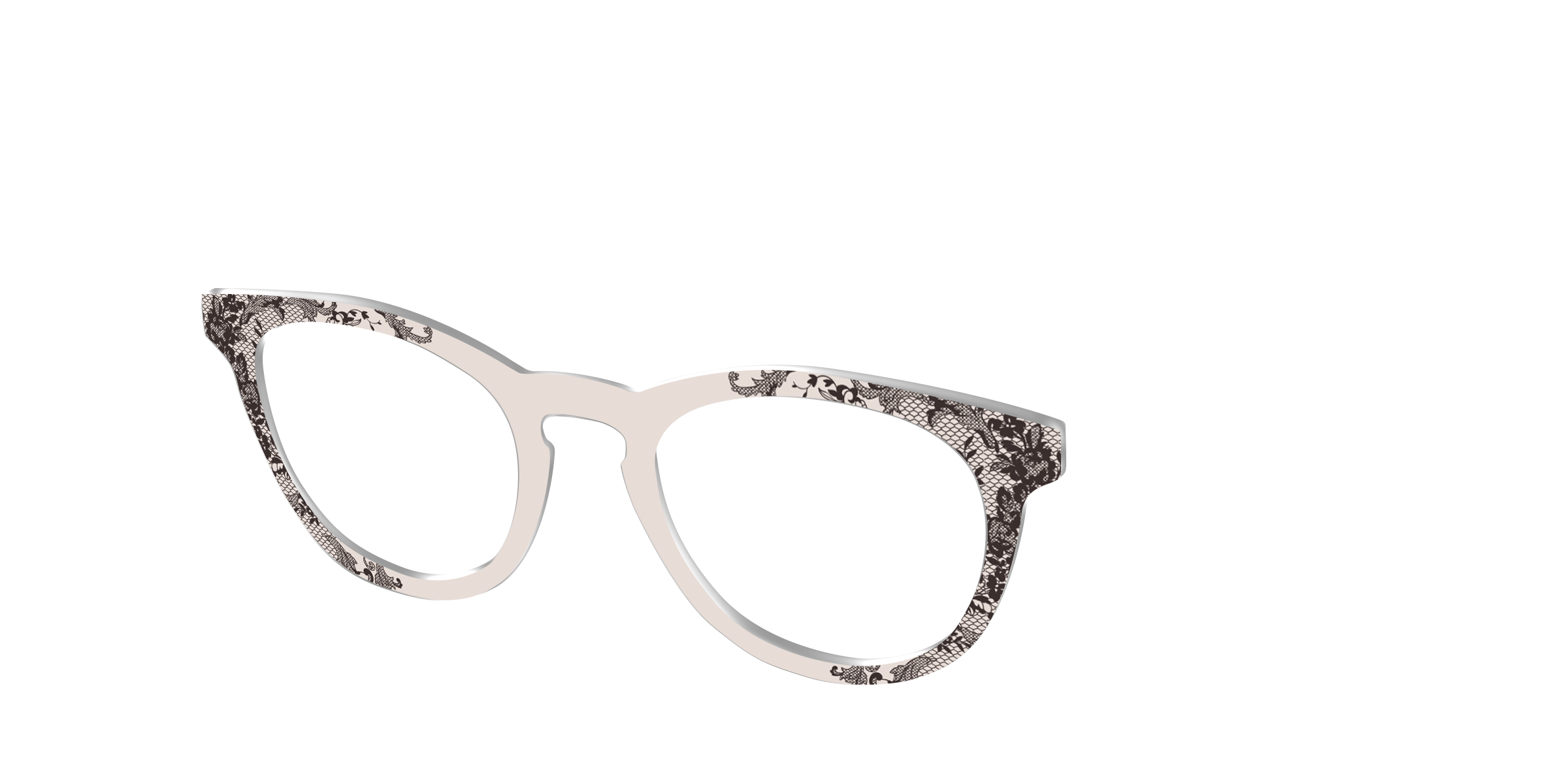 Pair Eyewear Design Tops The Delicate Lace top occhiali pizzo