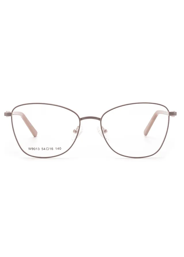 Ouyuan W9013 montatura occhiali donna acciaio cangiante