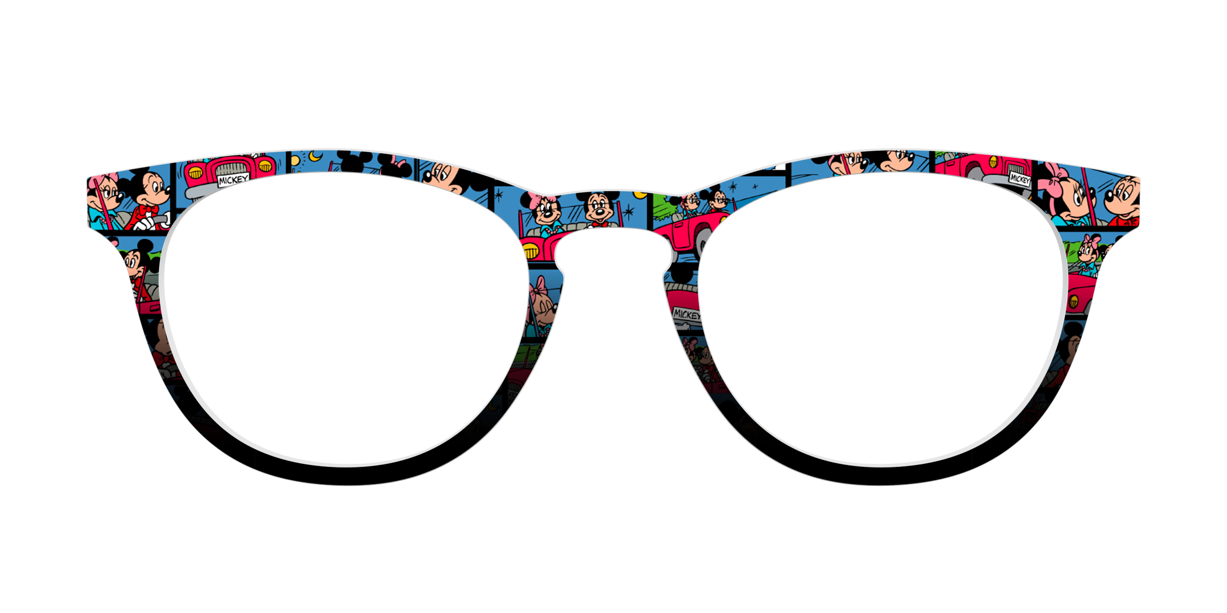 Pair Eyewear Collabs Mickey Minnie Comic Split top DY9