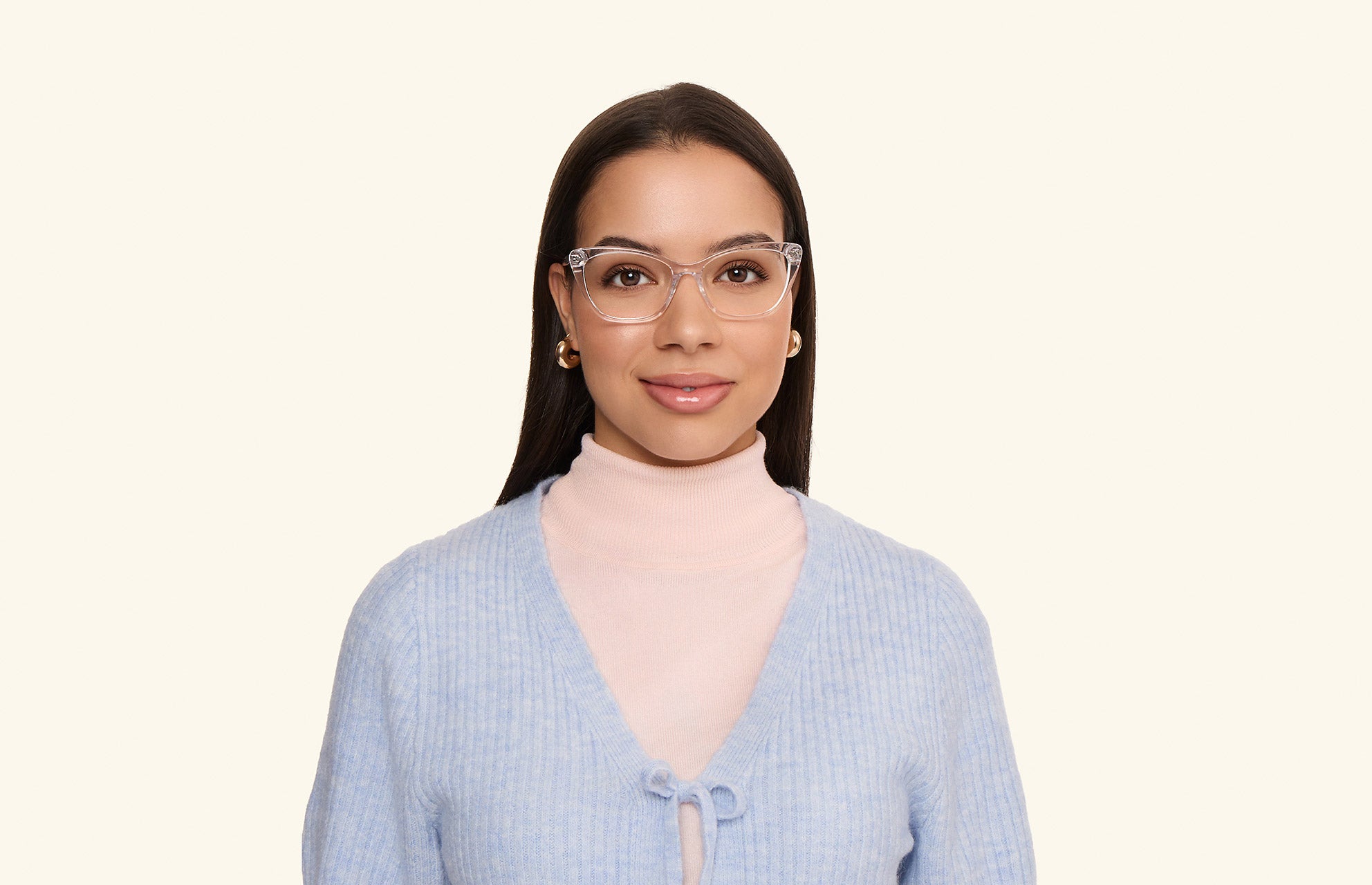 Pair Eyewear Base Frames Wanda montatura cat-eye media nera